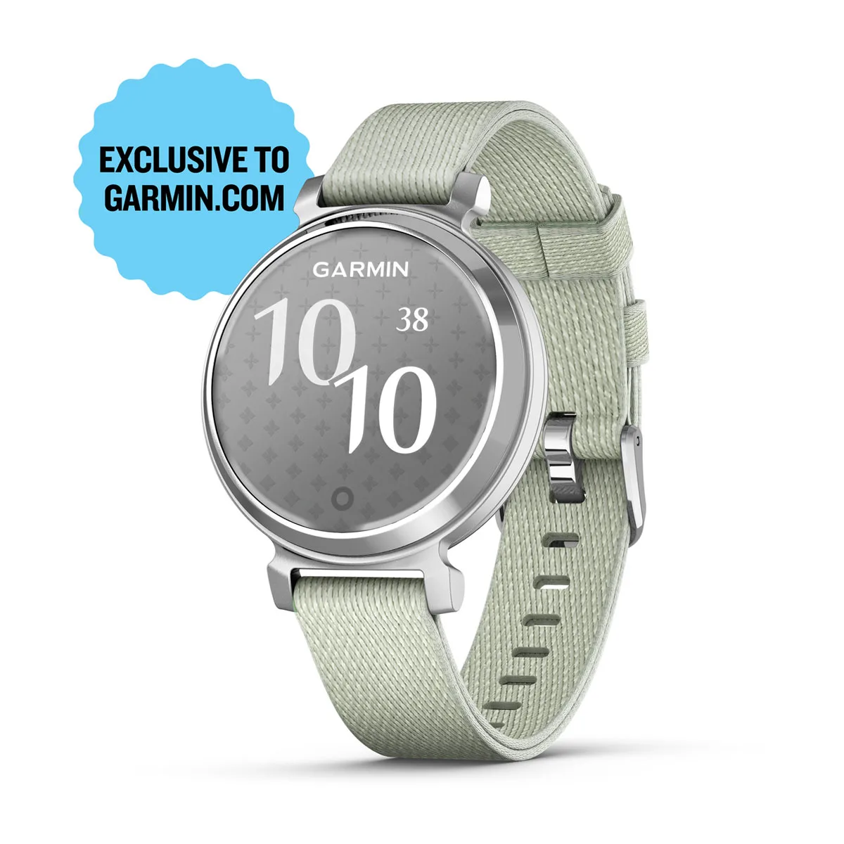Lily® 2 Classic Silver with Sage Gray Nylon Band