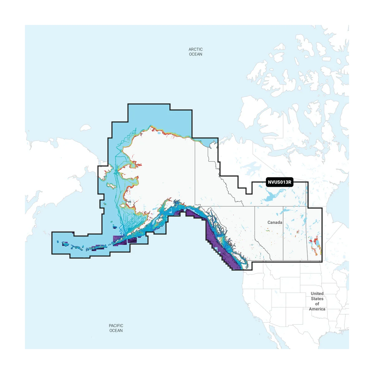 Canada, West & Alaska - Lakes, Rivers and Coastal Marine Charts Garmin Navionics Vision+™ | NVUS013R | microSD™/SD™ and One-year Subscription