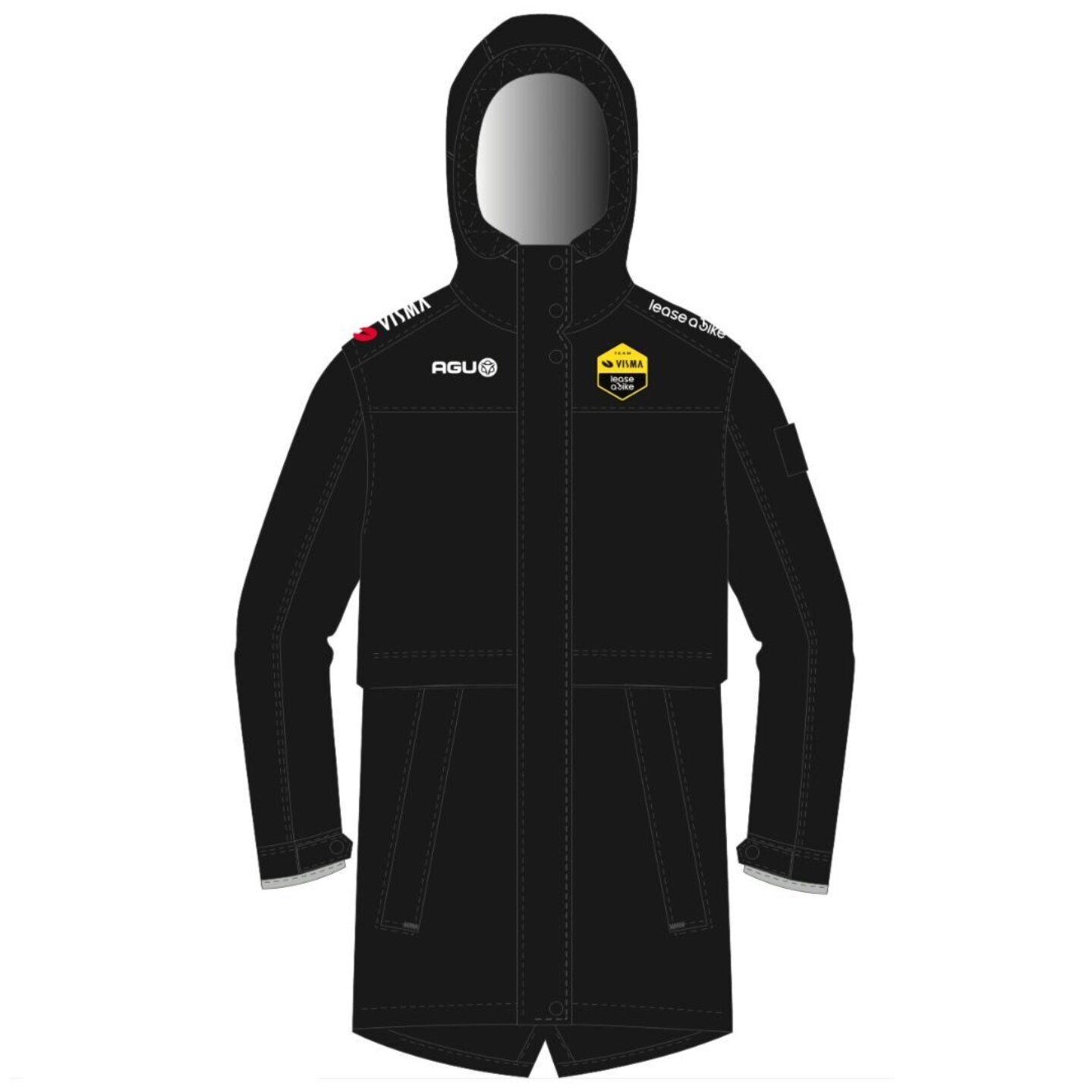 Team rain jacket women - Team Visma | Lease a Bike