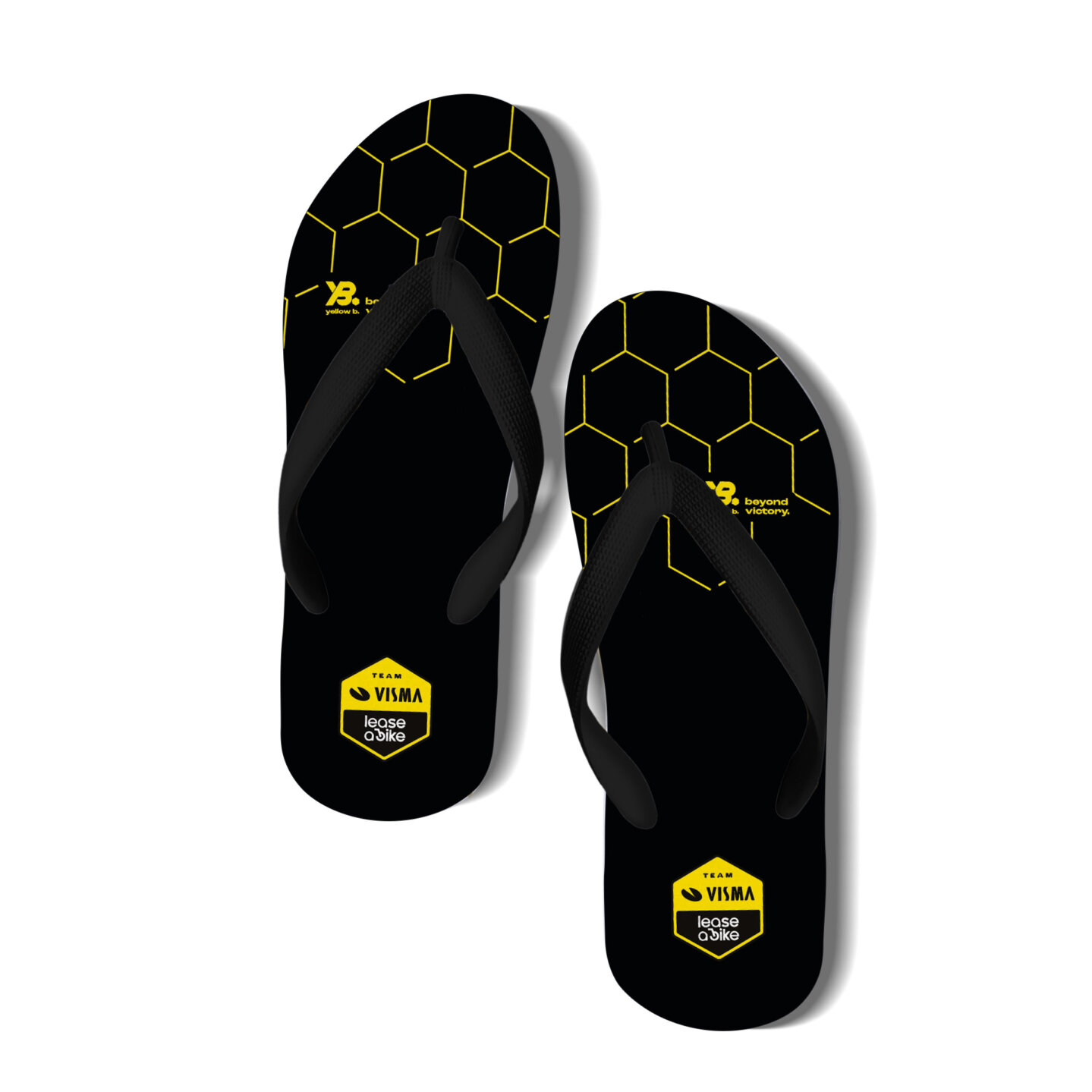 Flip flops black - Team Visma | Lease a Bike