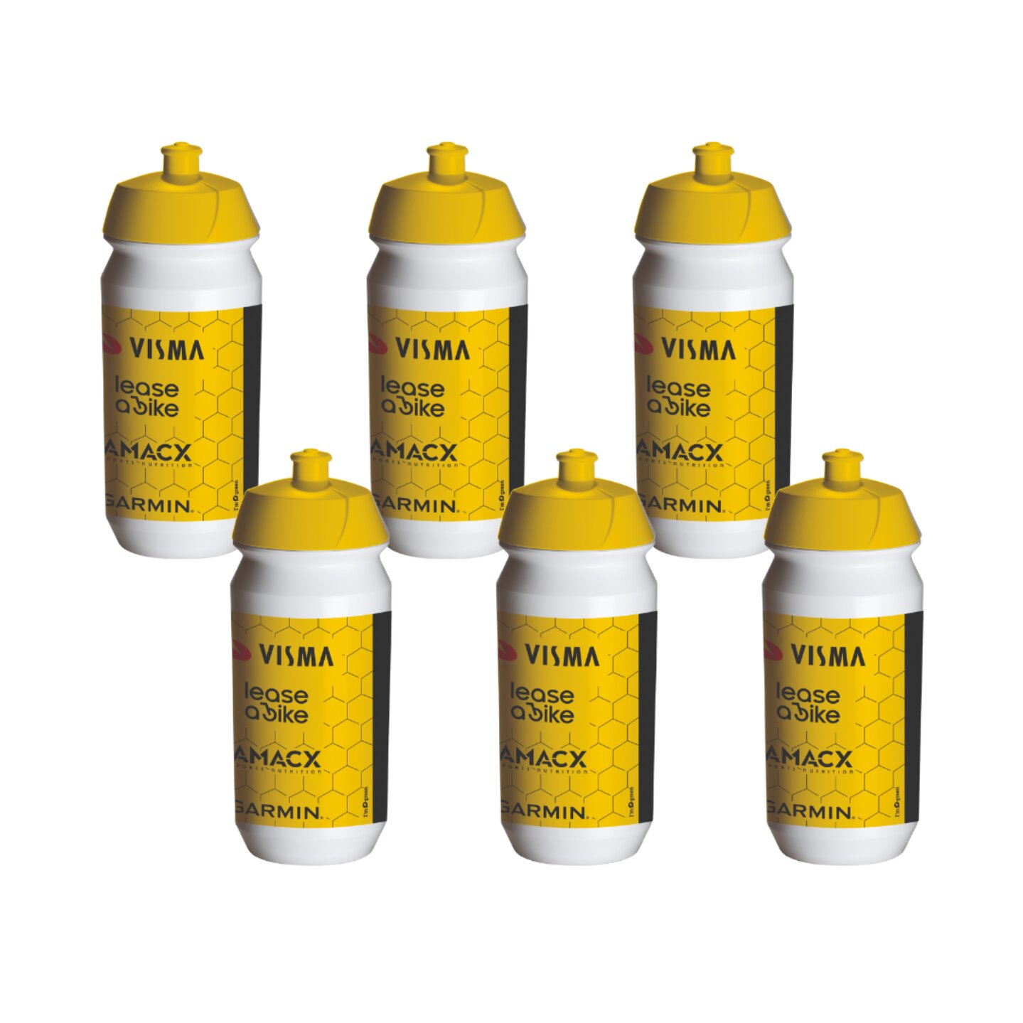 6-pack bottles - Team Visma | Lease a Bike