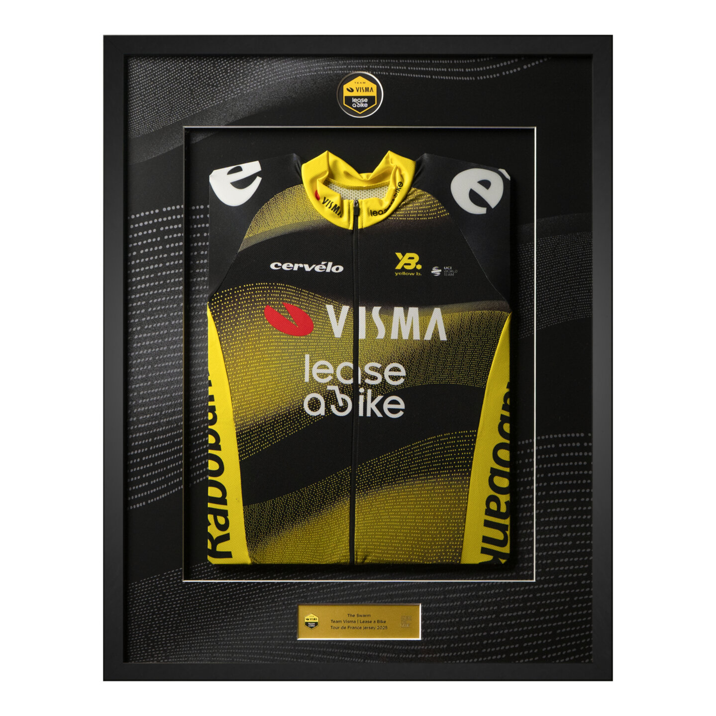 Framed cycling jersey - The Swarm