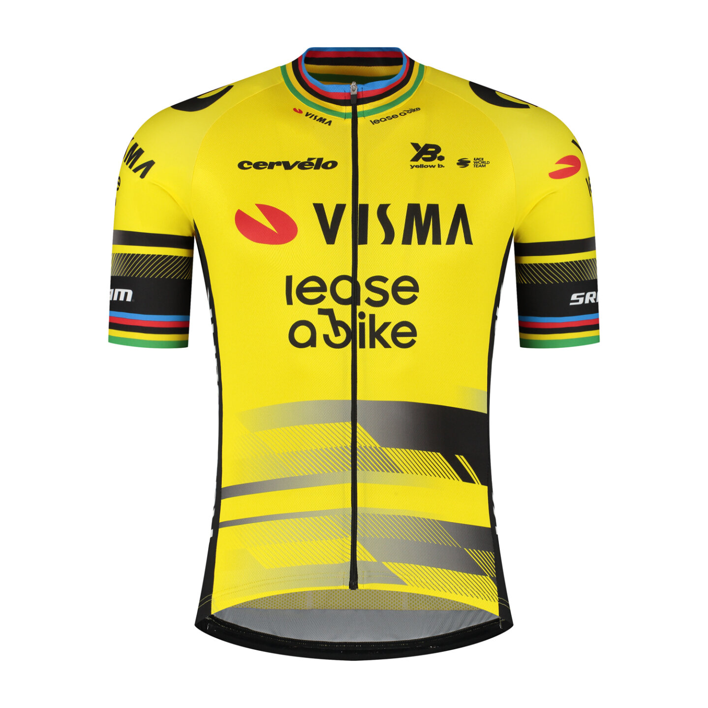 Cycling jersey men ex-world champion 2025 - Team Visma | Lease a Bike