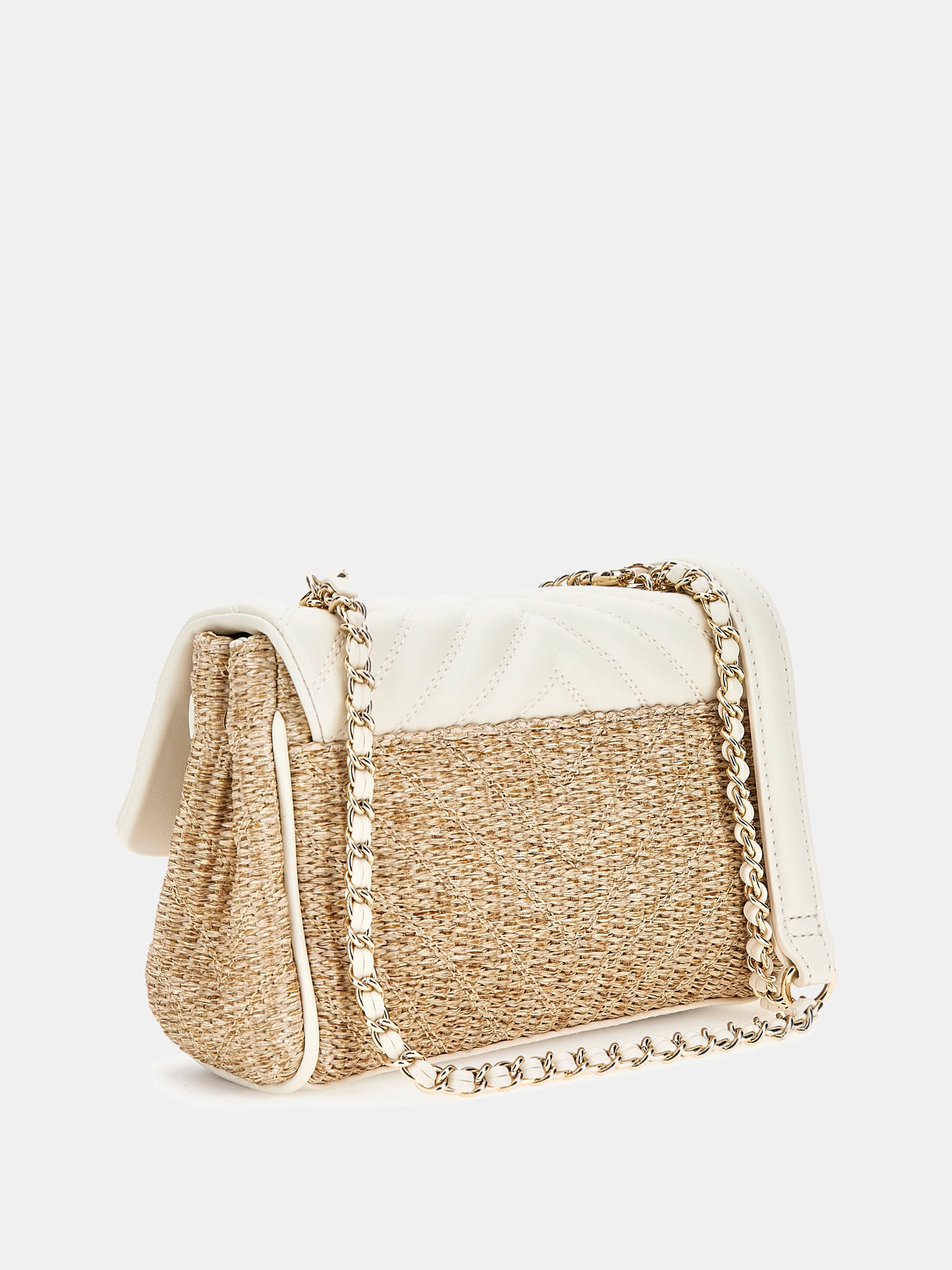 Straw crossbody bag