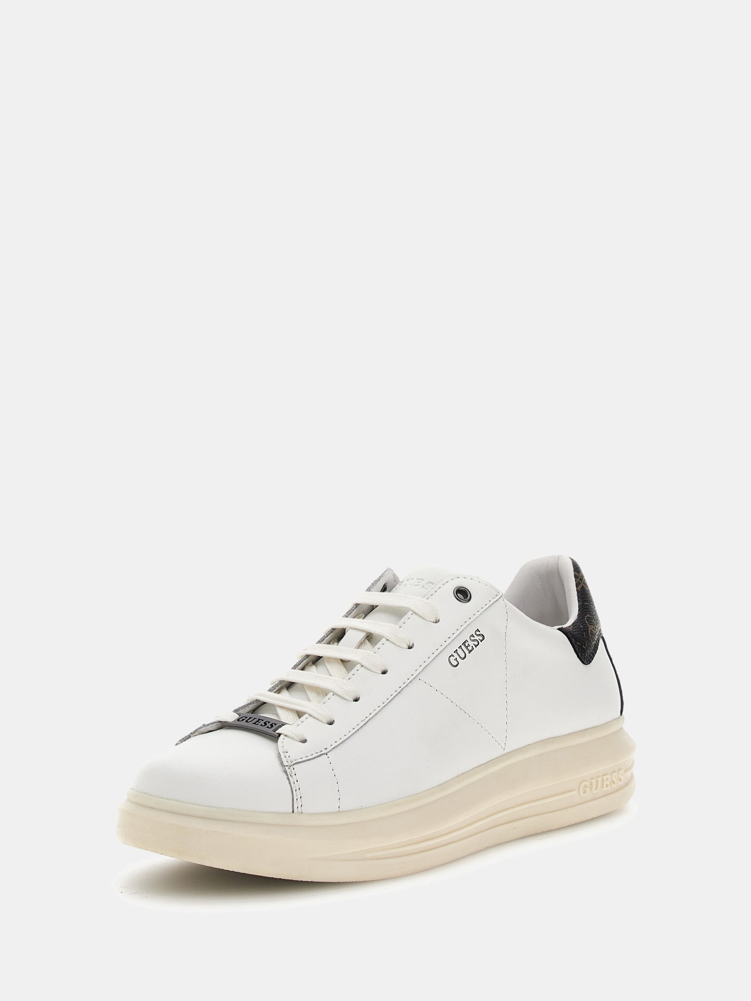 Vibo mixed-leather sneakers