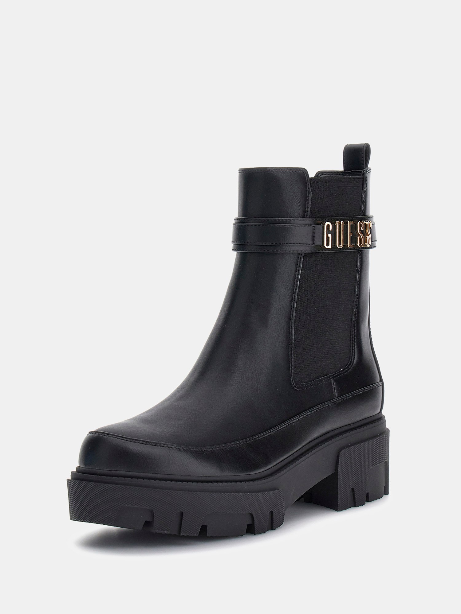 Yelma lettering logo ankle boots