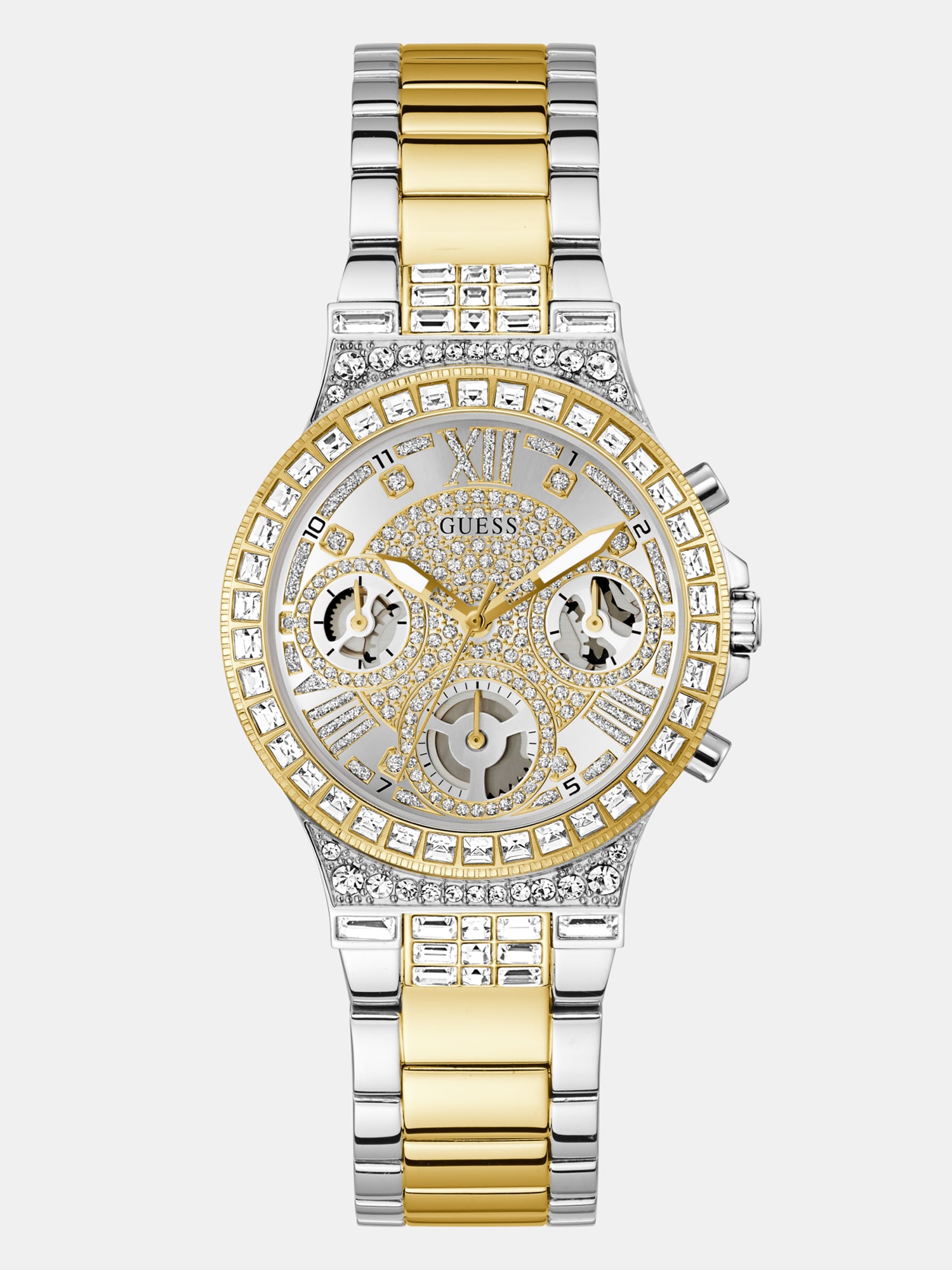 Multi-function crystal watch 36 mm