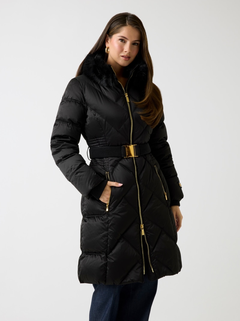 Marciano midi puffer jacket