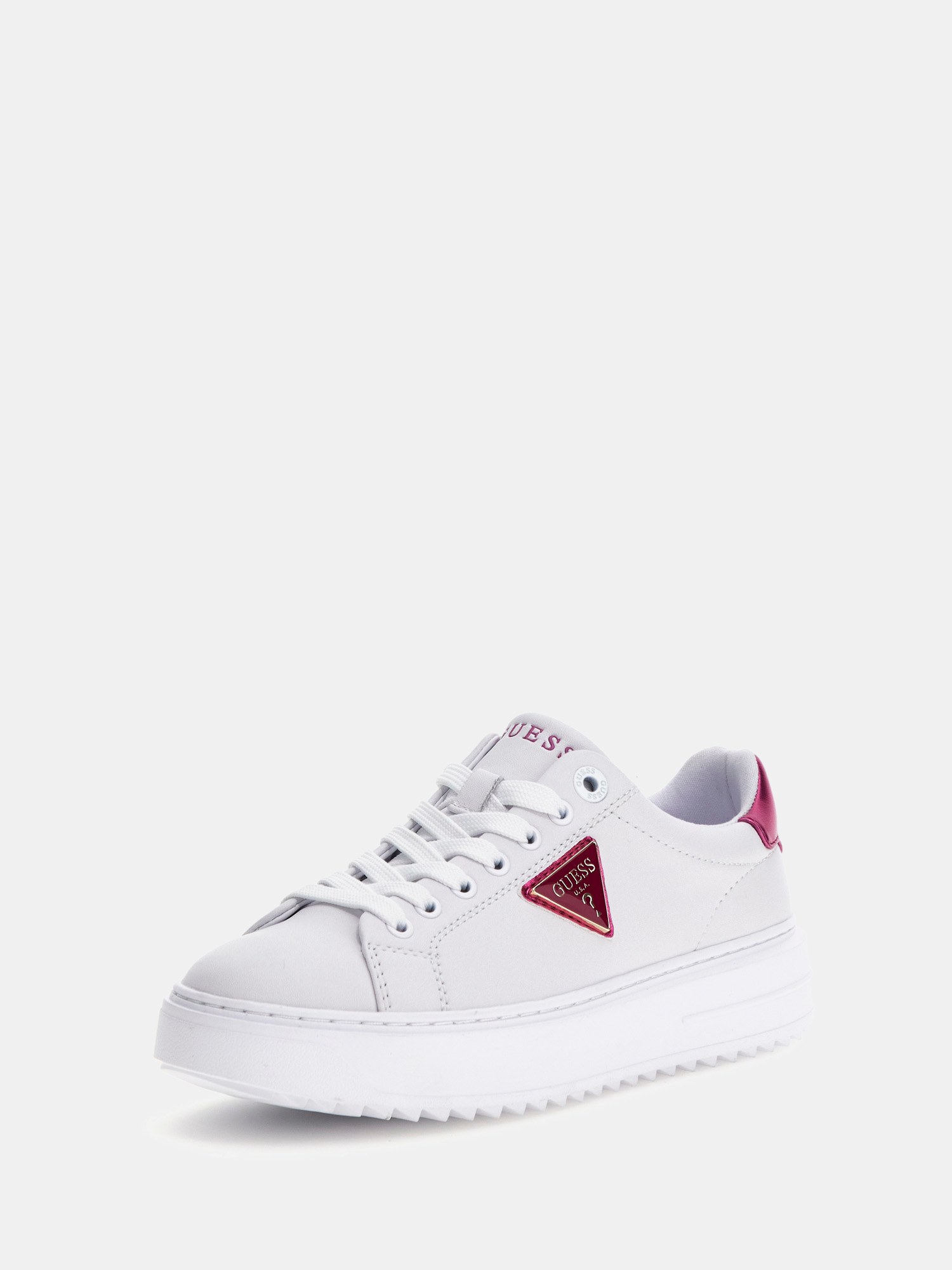 Denesa leather-blend sneaker