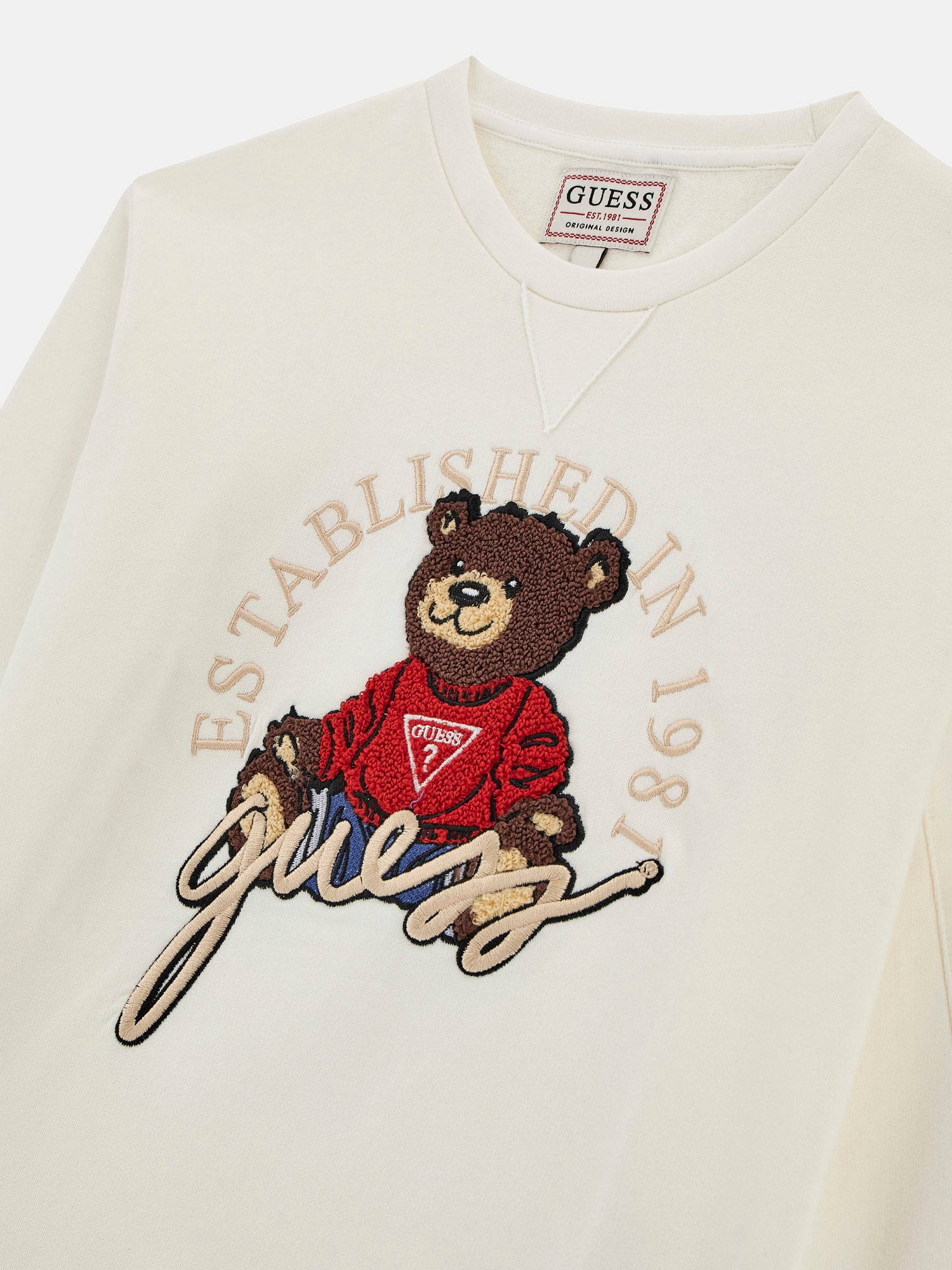 Front embroidery sweatshirt