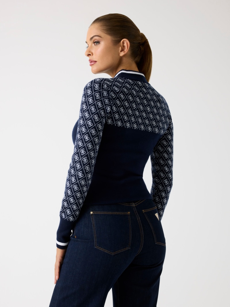 Wool-blend logo sweater