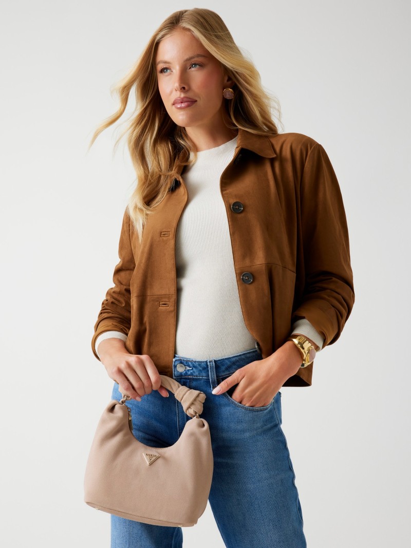 Isotta Genuine Leather Mini Hobo