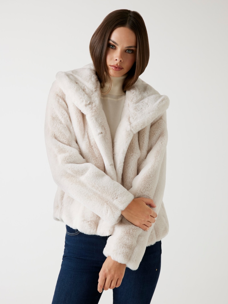 Faux fur jacket