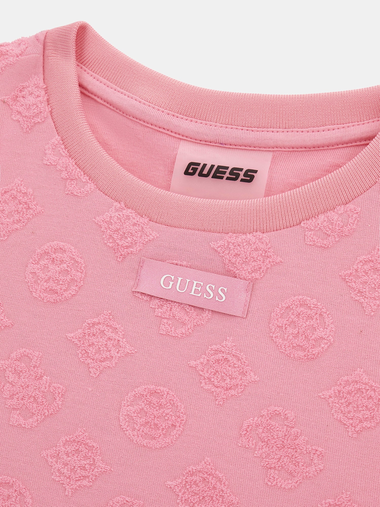 Peony and 4G logo jacquard t-shirt