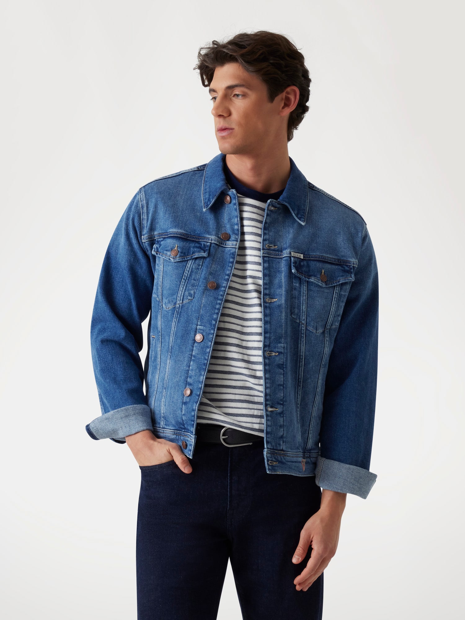 Regular fit denim jacket