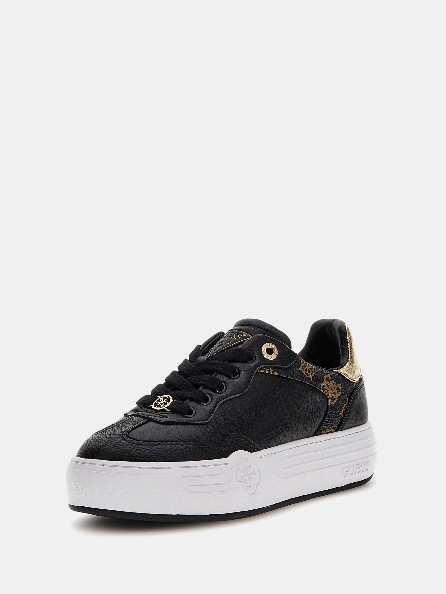 Swole Leather-Blend Sneaker