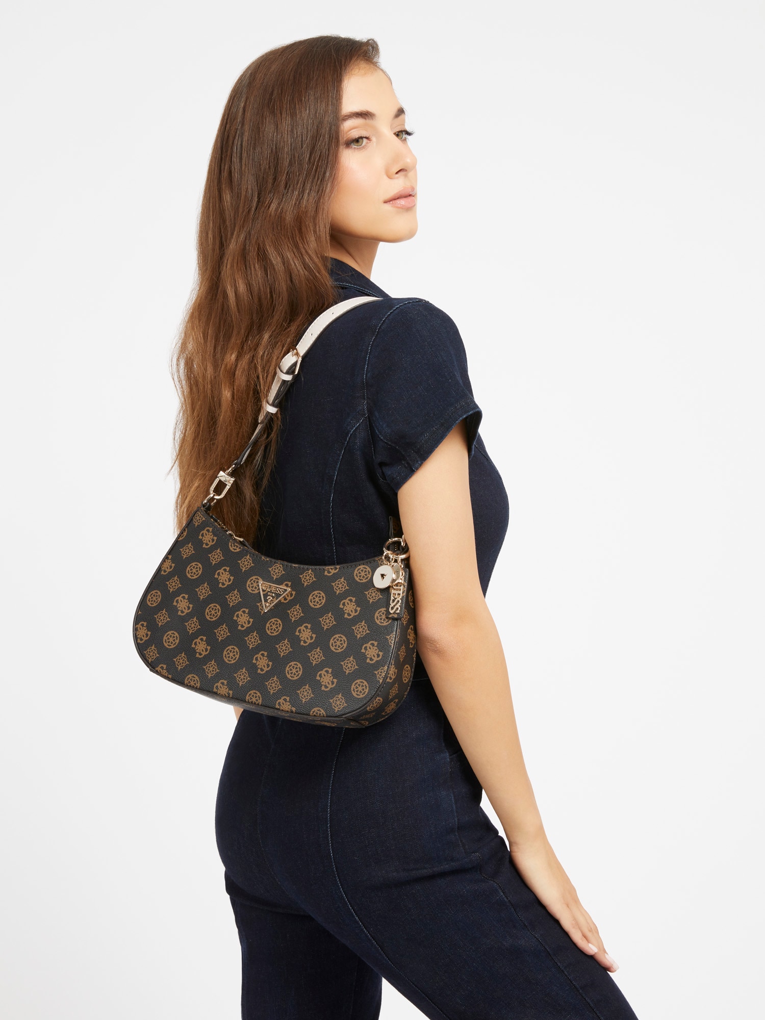 Noelle 4G Peony logo shoulder bag