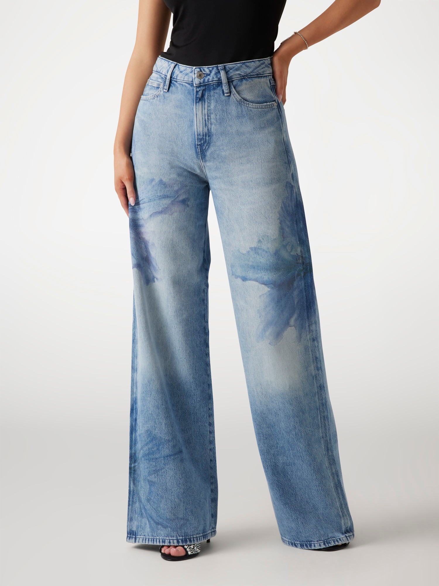 Bellflower printed jeans