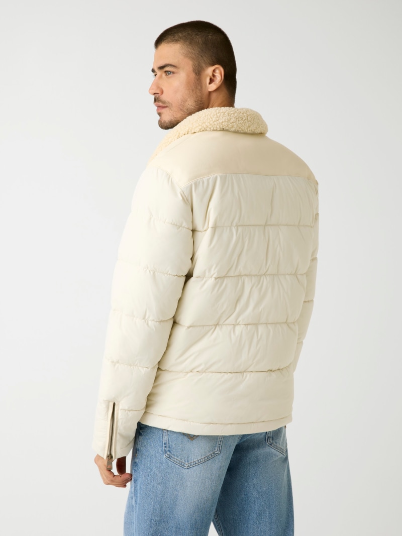 Canvas puffer jacket