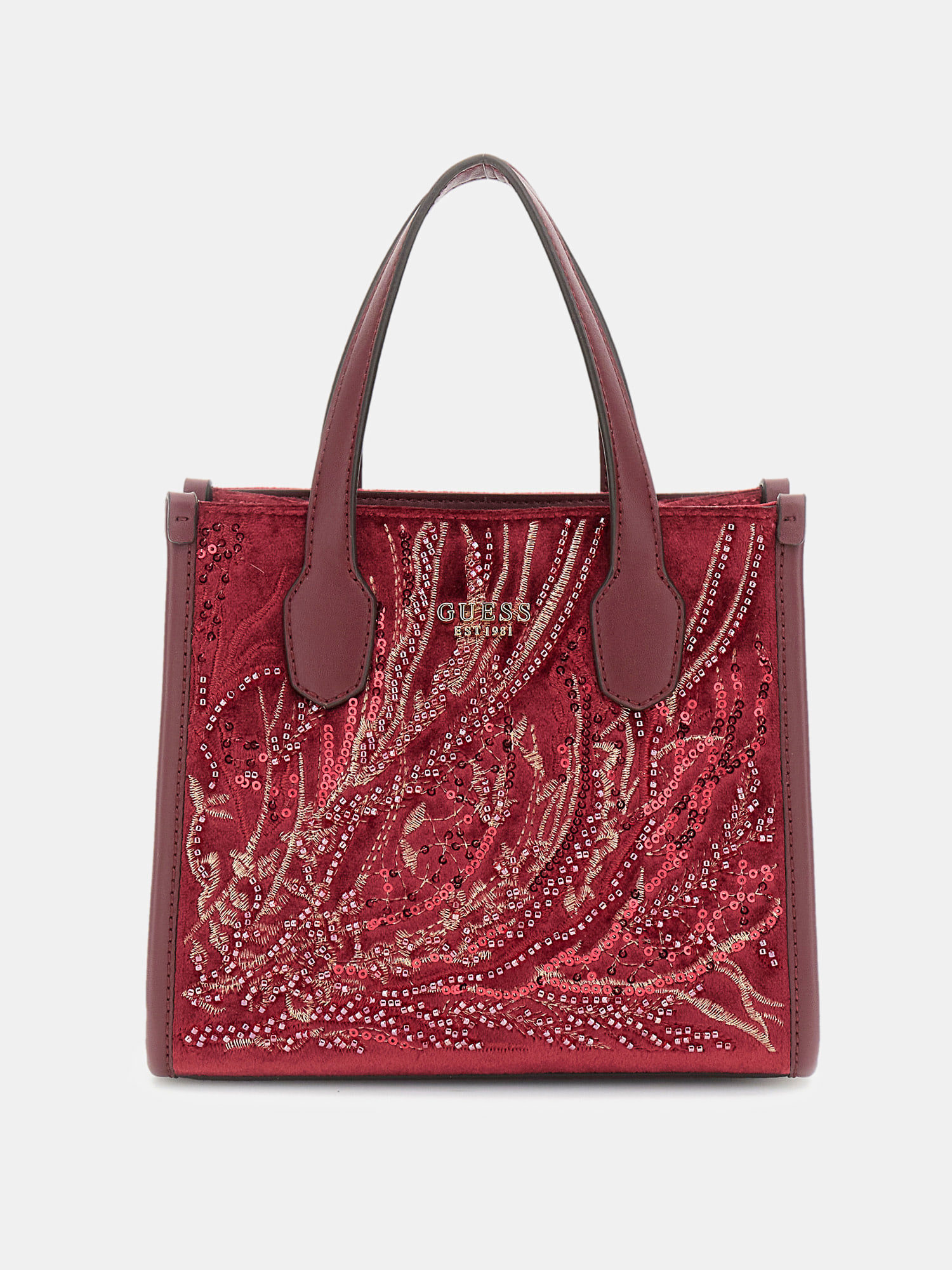 Silvana velvet mini handbag