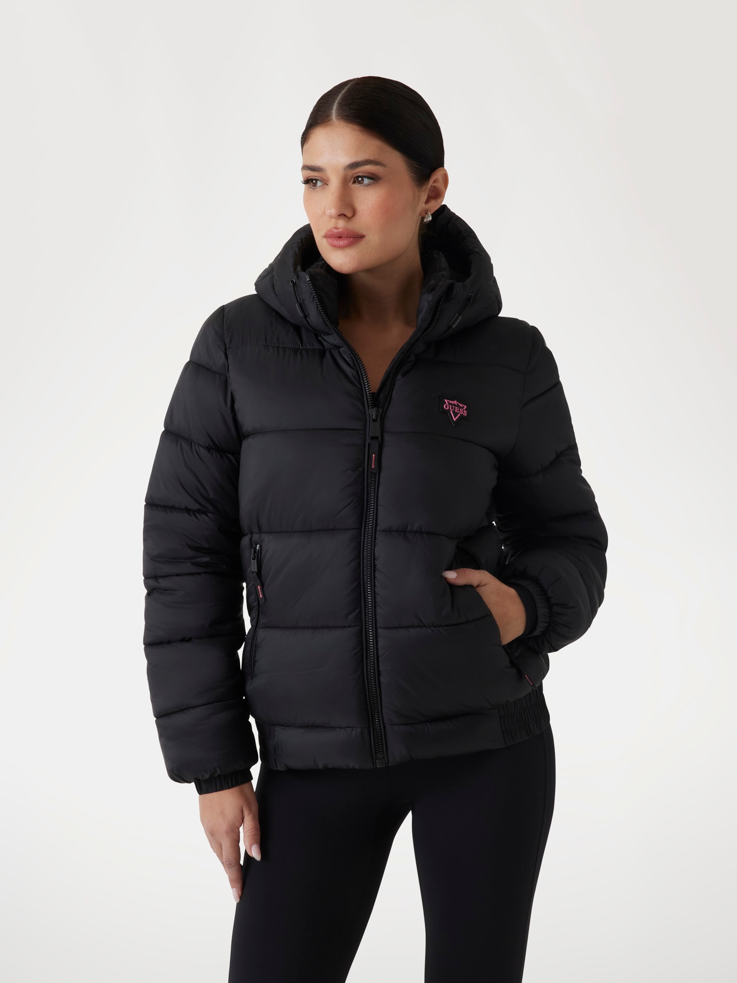 Water repellent puffer jacket