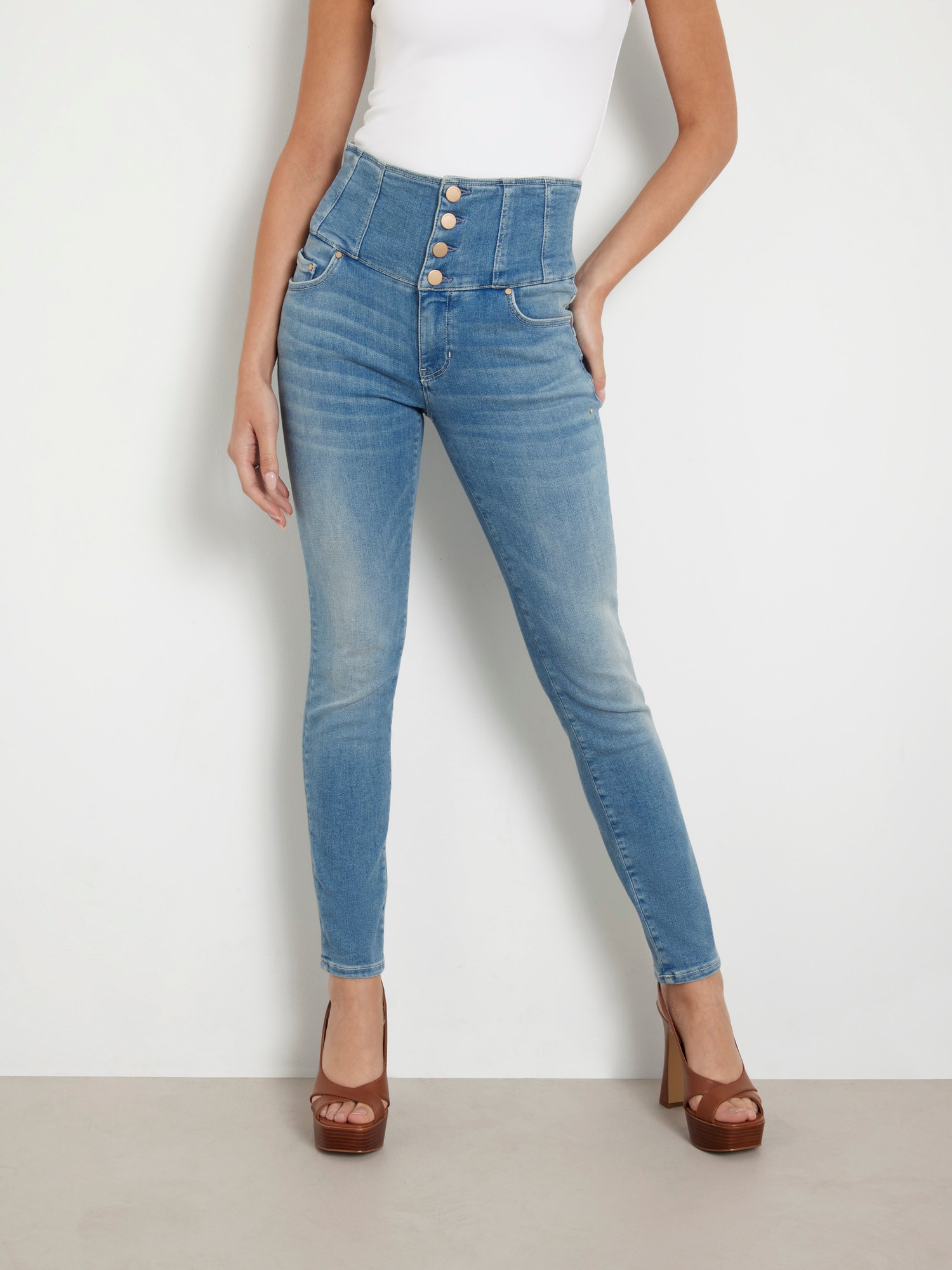 Shape up skinny denim pant