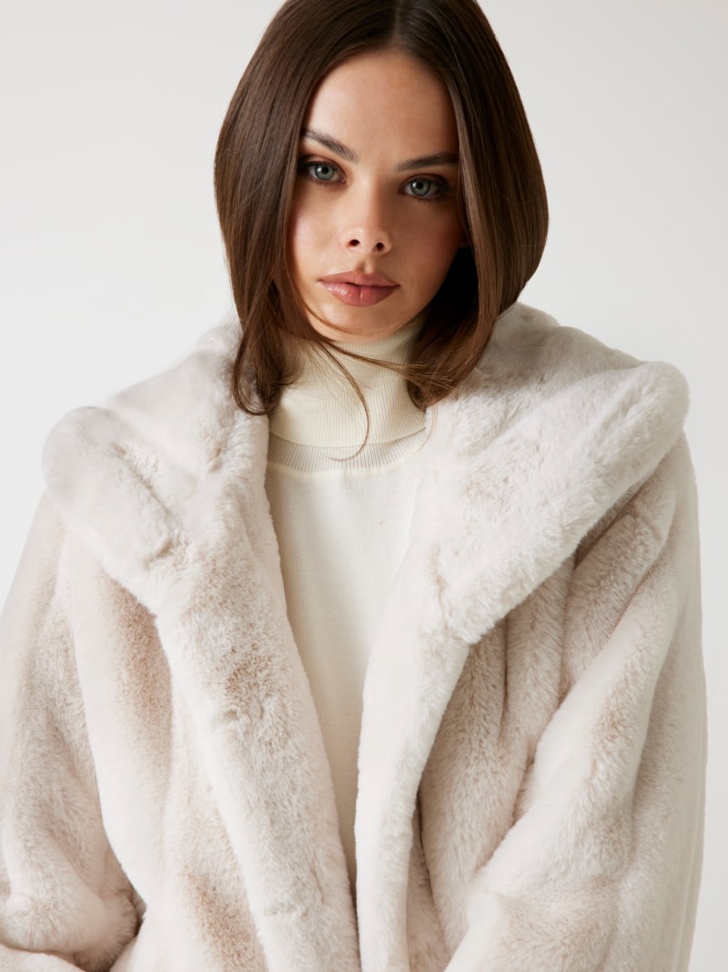 Faux fur jacket