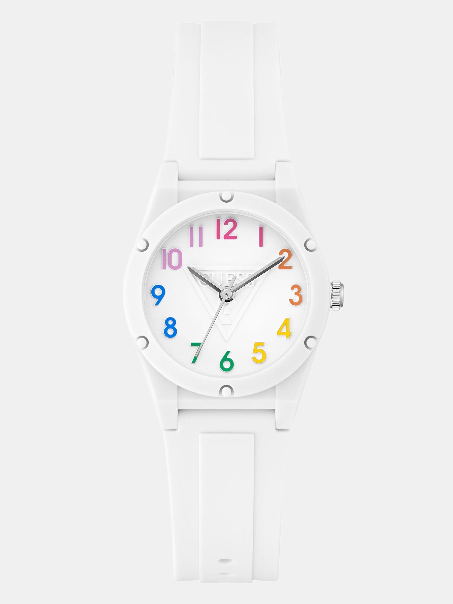 Triangle silicone analogue watch