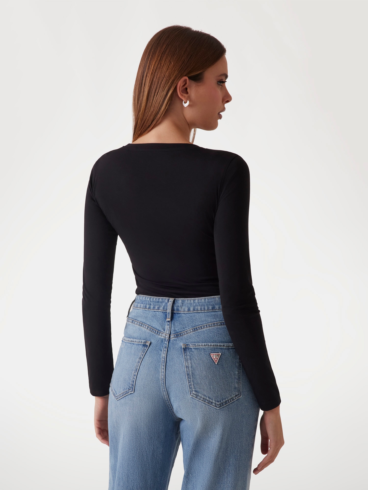 Rhinestones triangle logo t-shirt