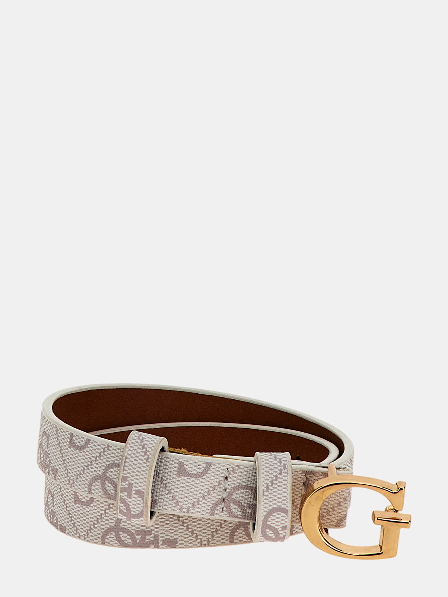 Faux leather 4G logo belt