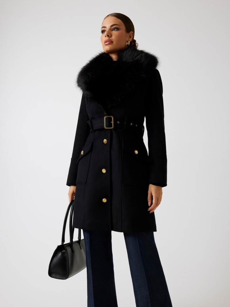 Marciano wool-blend midi coat