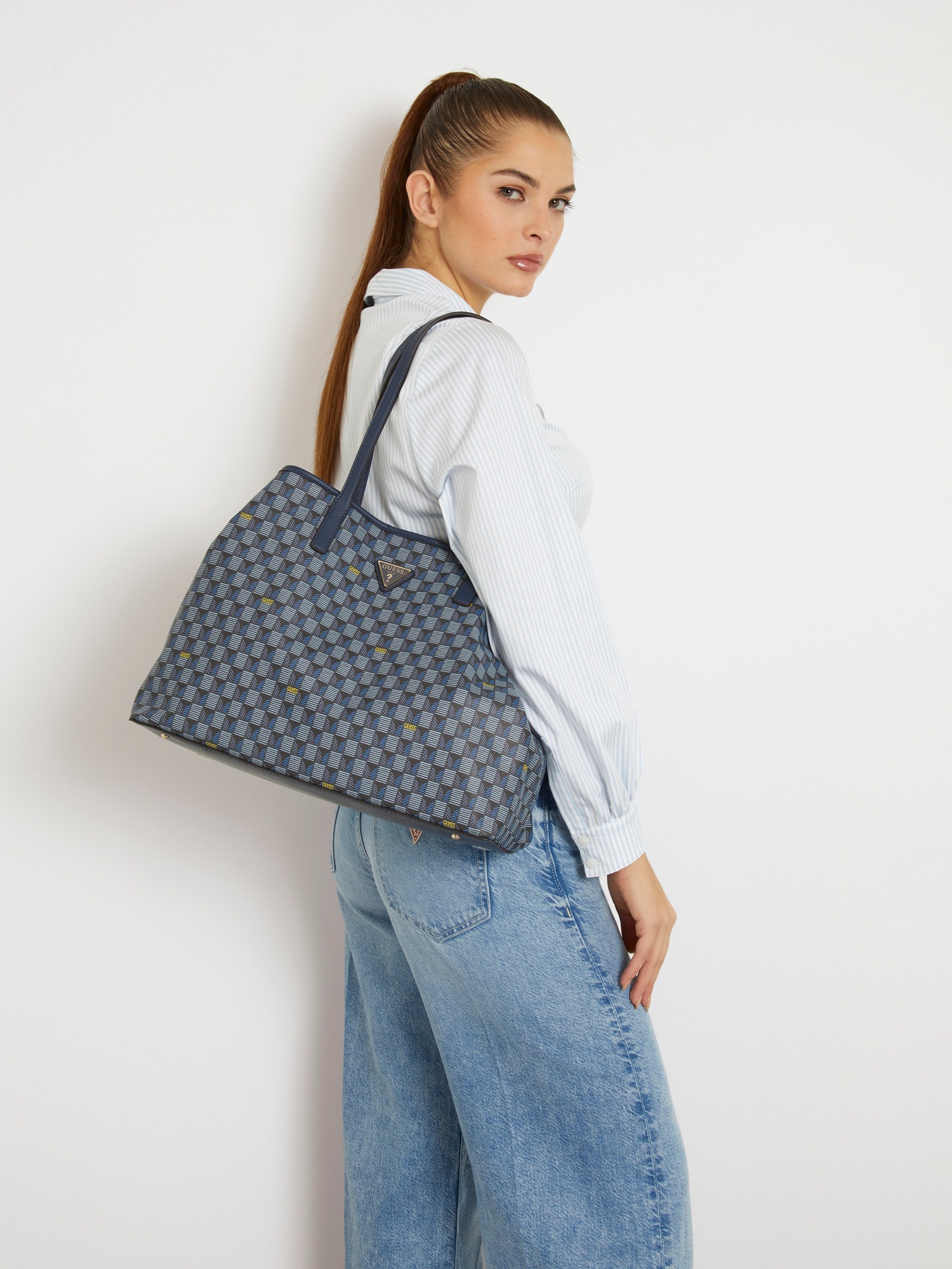 Vikky geometric maxi shopper