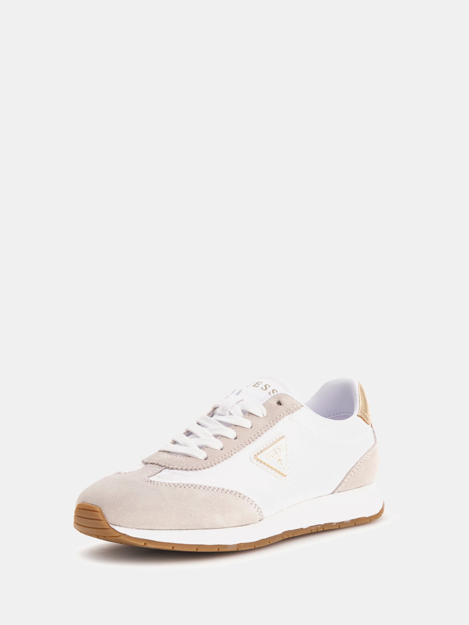 Joggin suede-blend running shoe