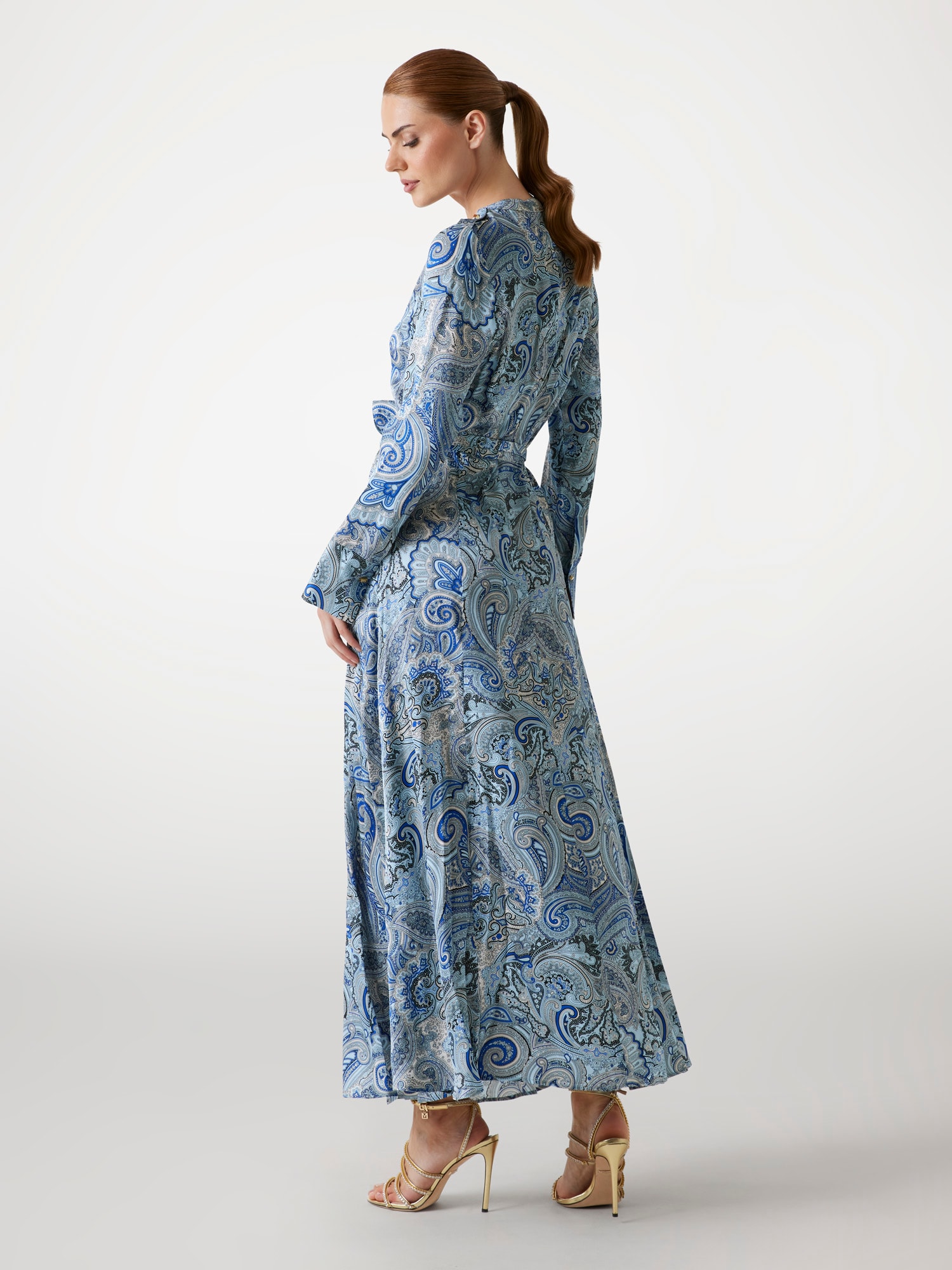 Marciano long paisley dress