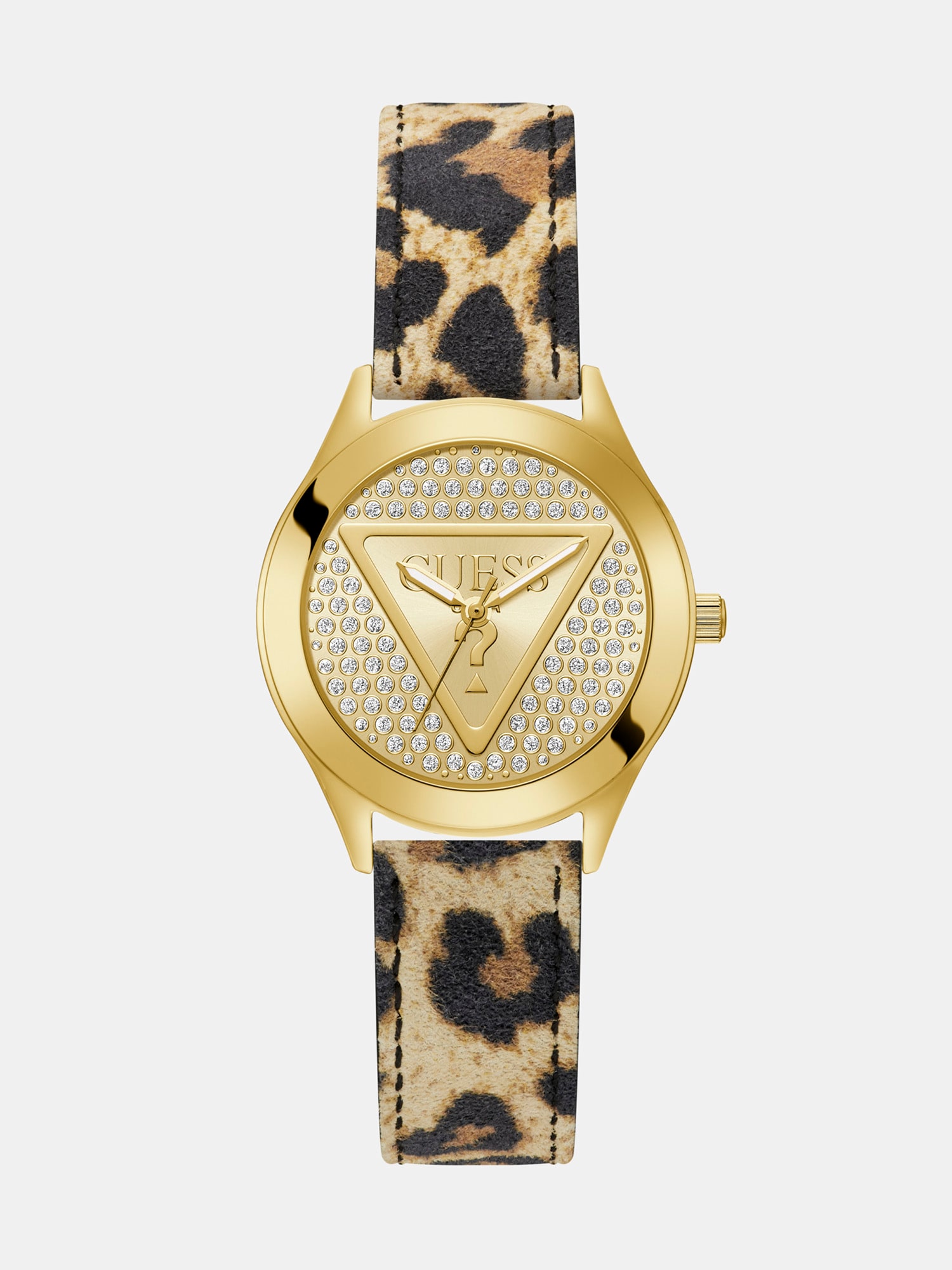 Crystal appliqué analogue watch