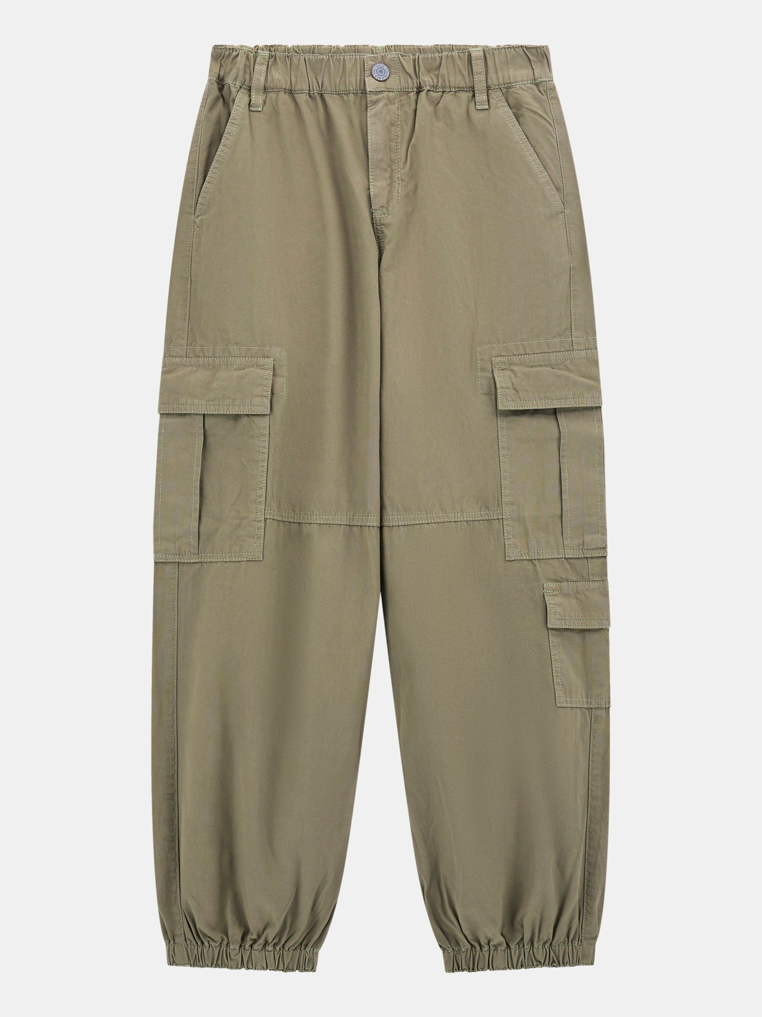 Poplin cargo pants