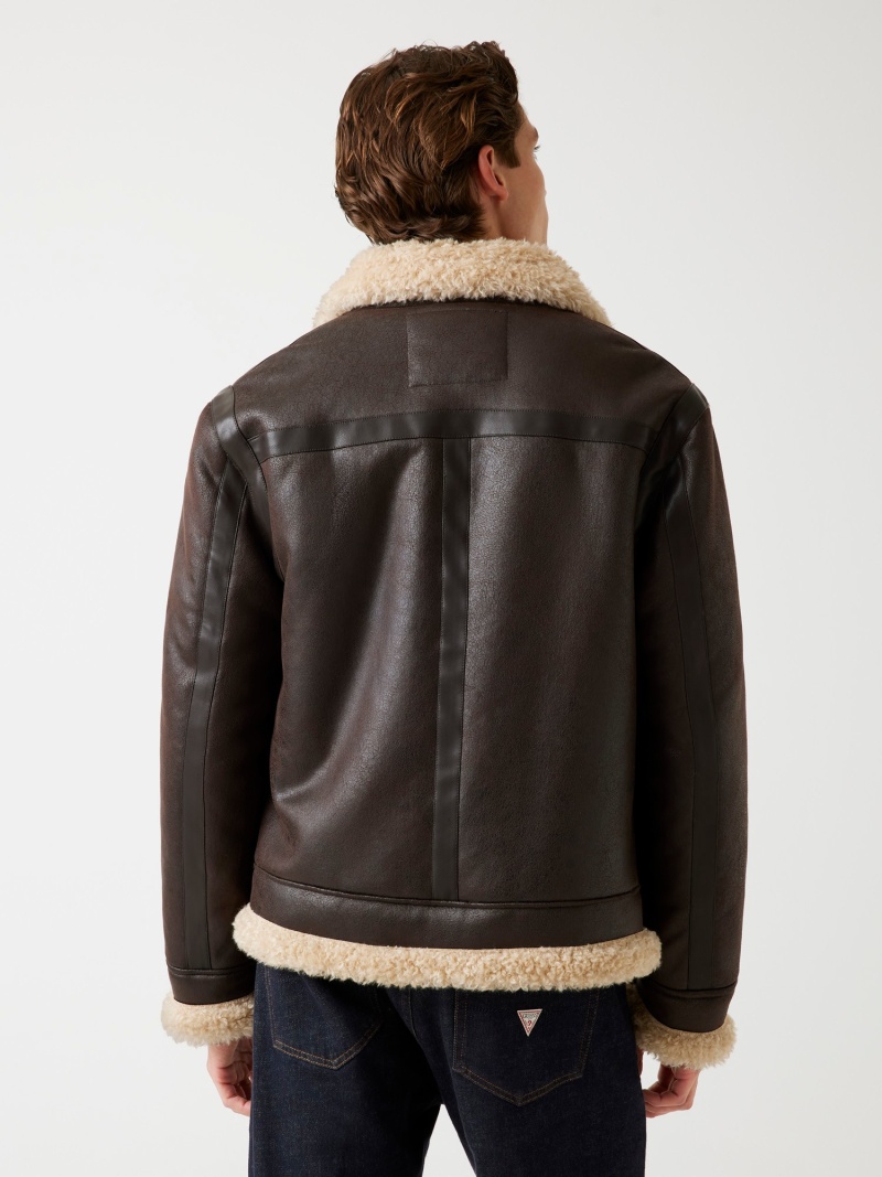 Faux-shearling jacket