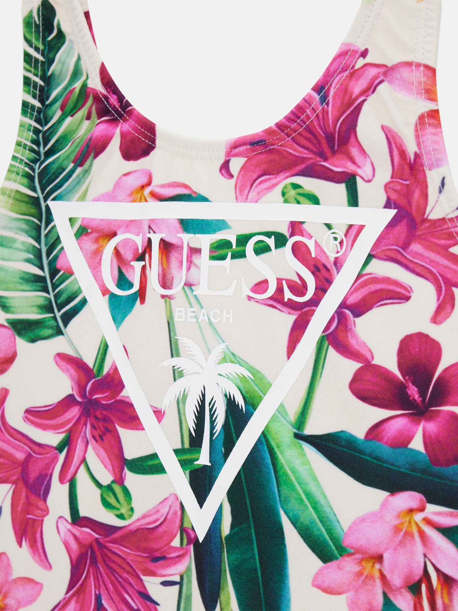 Triangle logo one piece sweamsuit