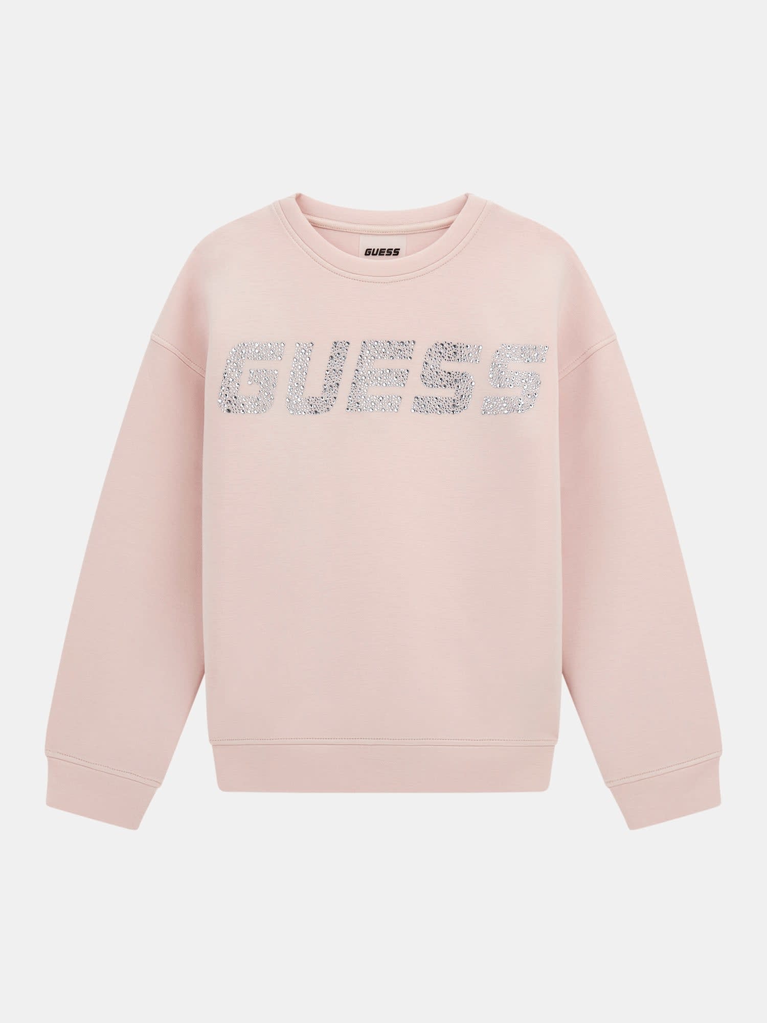 Rhinestones logo sweatshirt