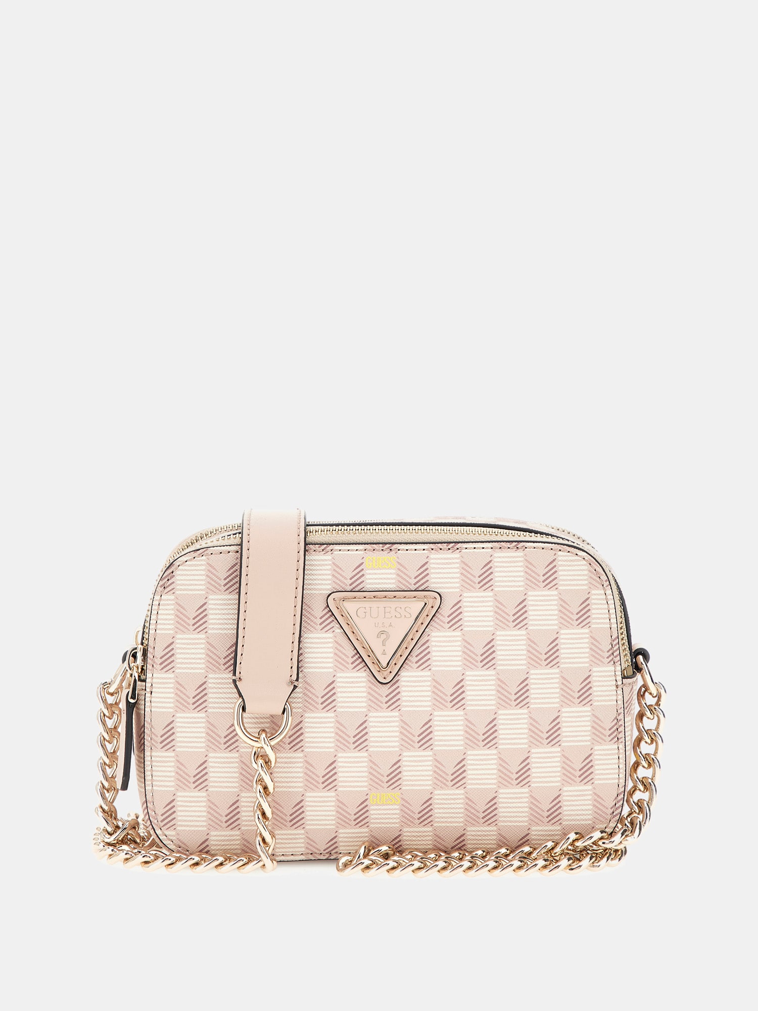 G Wave geometric-print mini crossbody