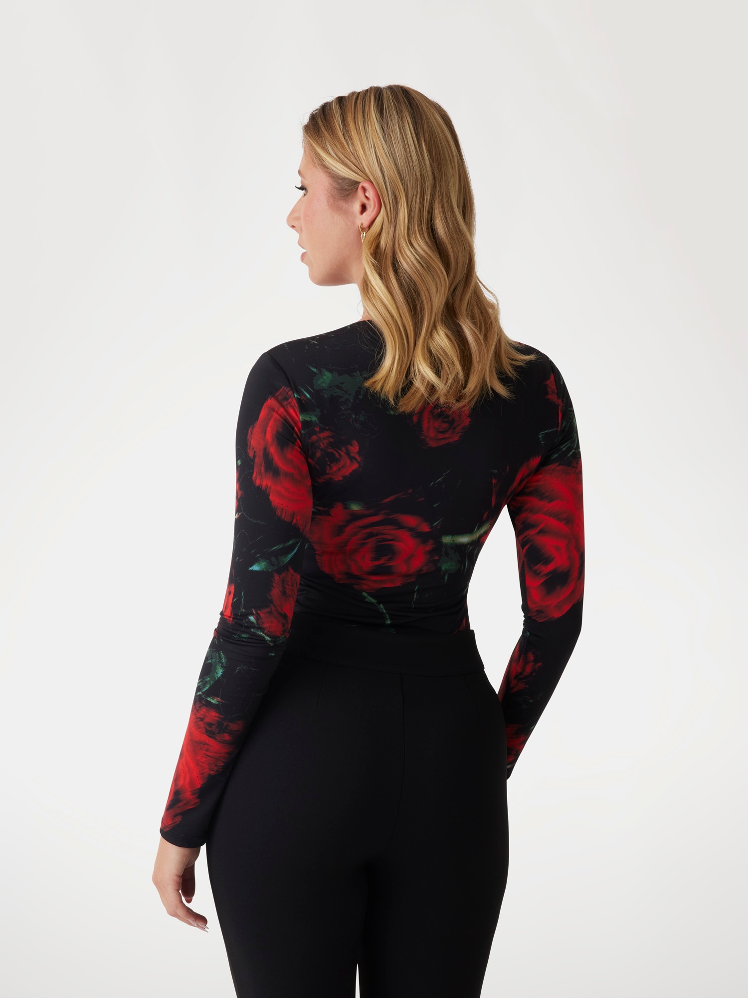 Floral print bodysuit