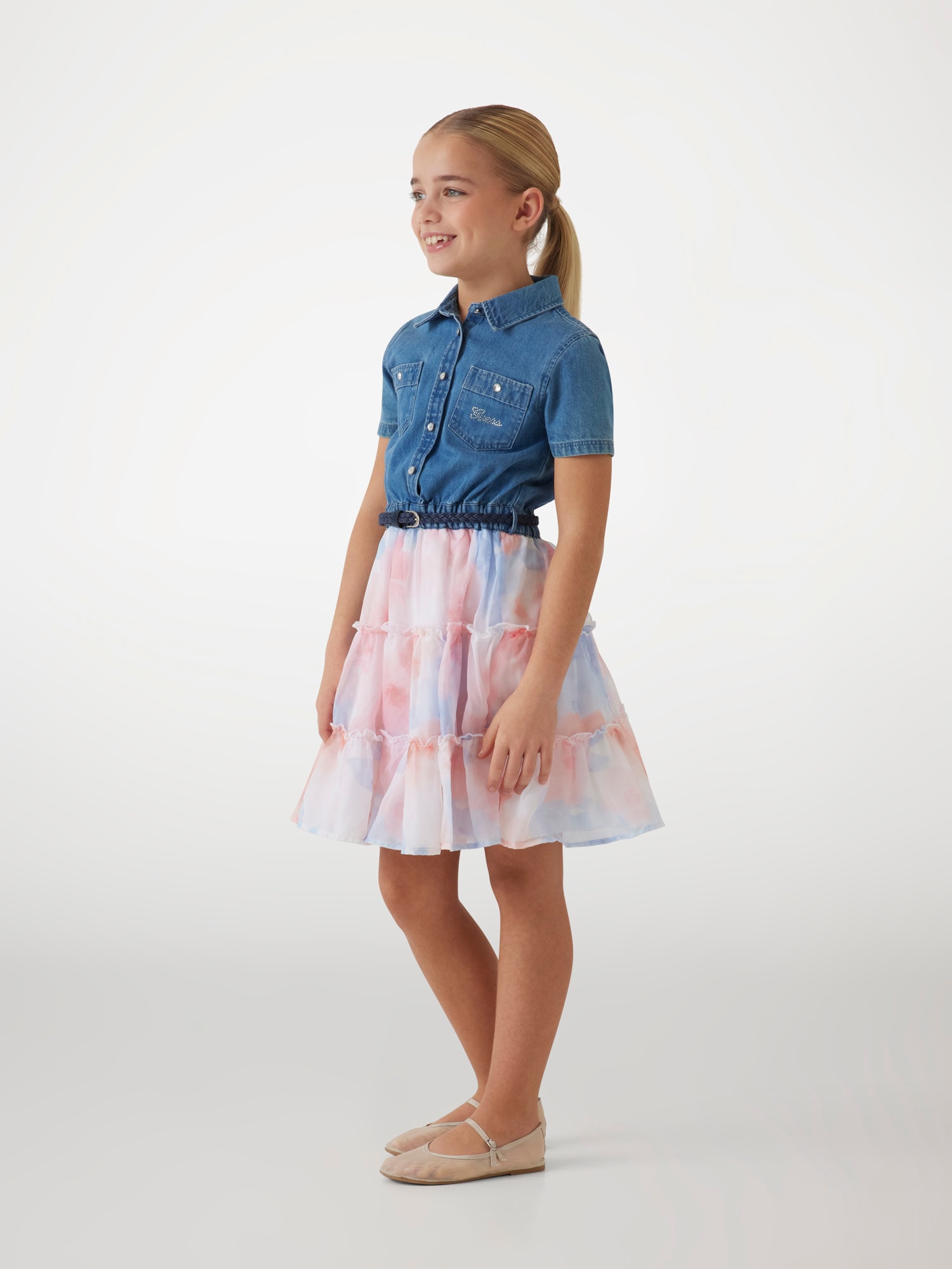 Fit and flare mini dress