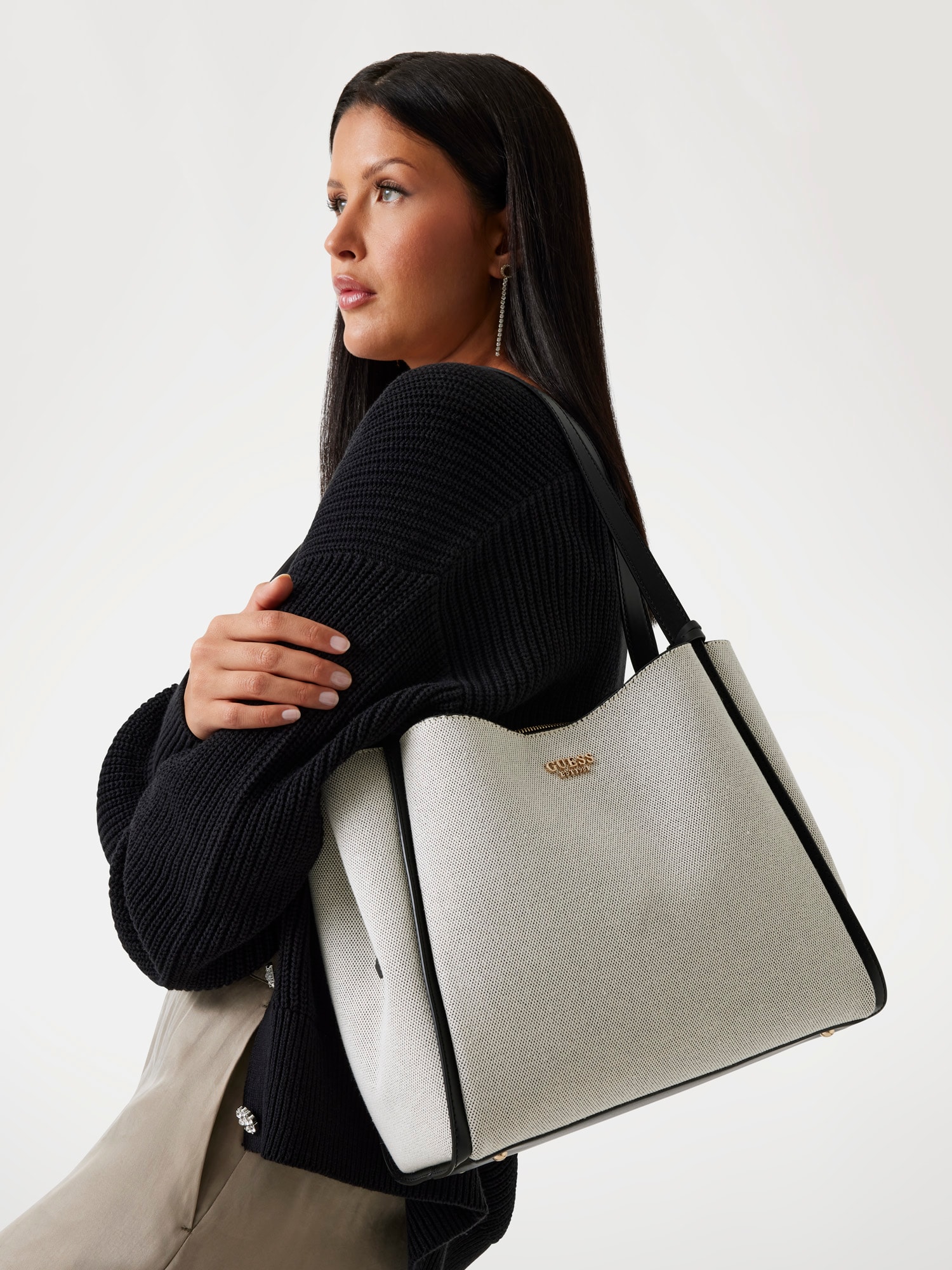 Nicolette Canva Shoulder Bag