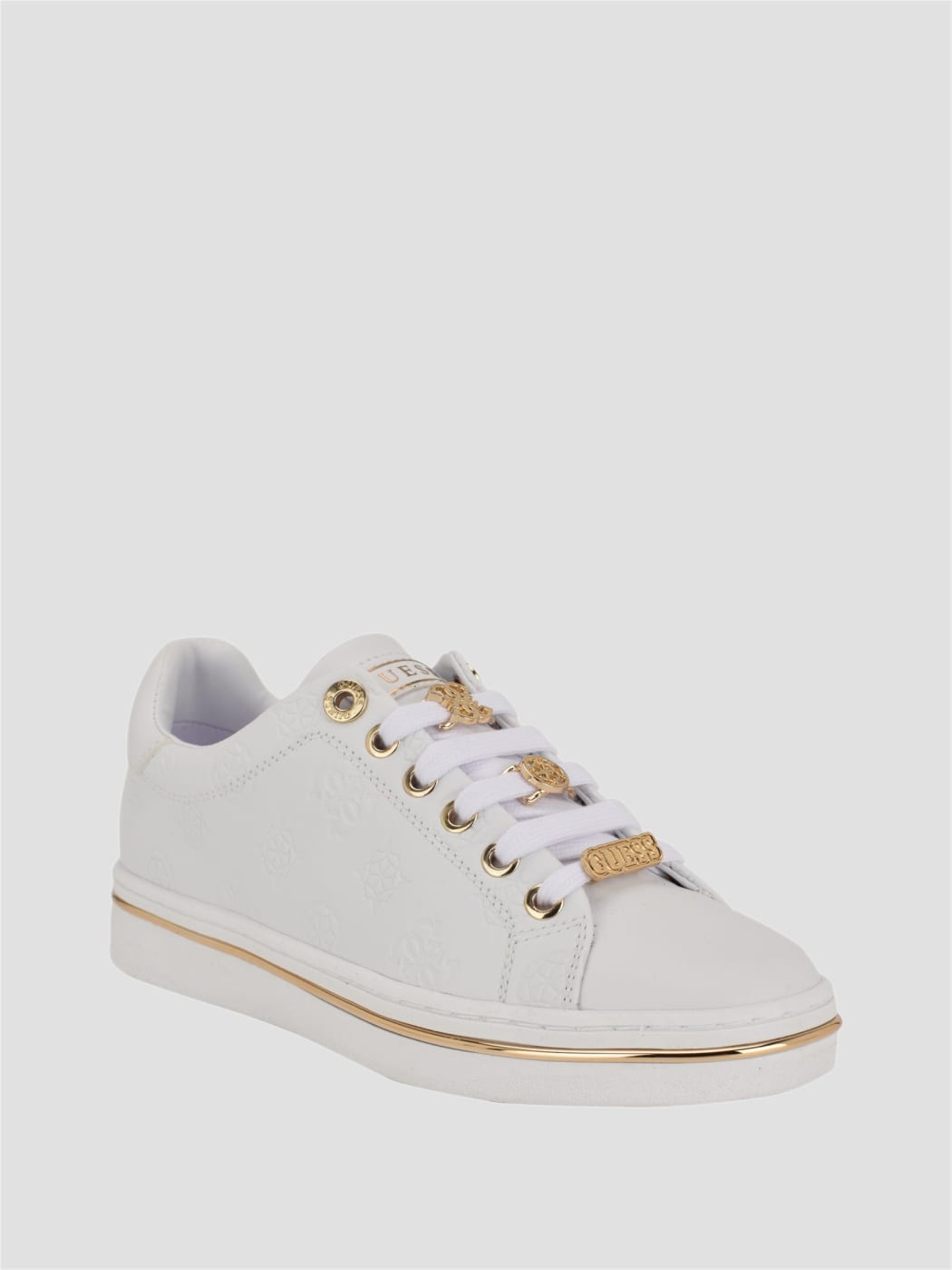 Stasey Debossed Low-Top Sneakers