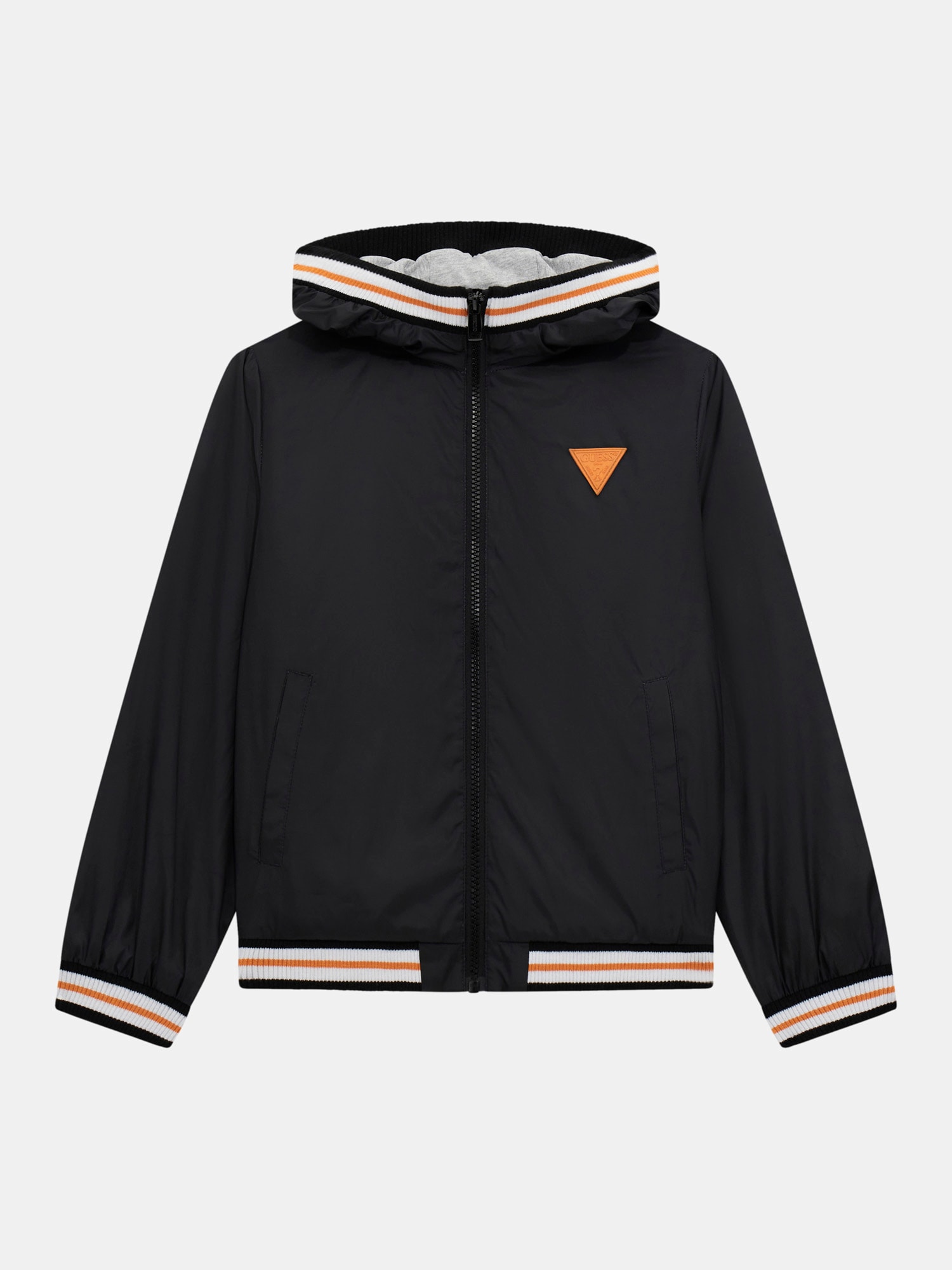 Hooded windbreaker