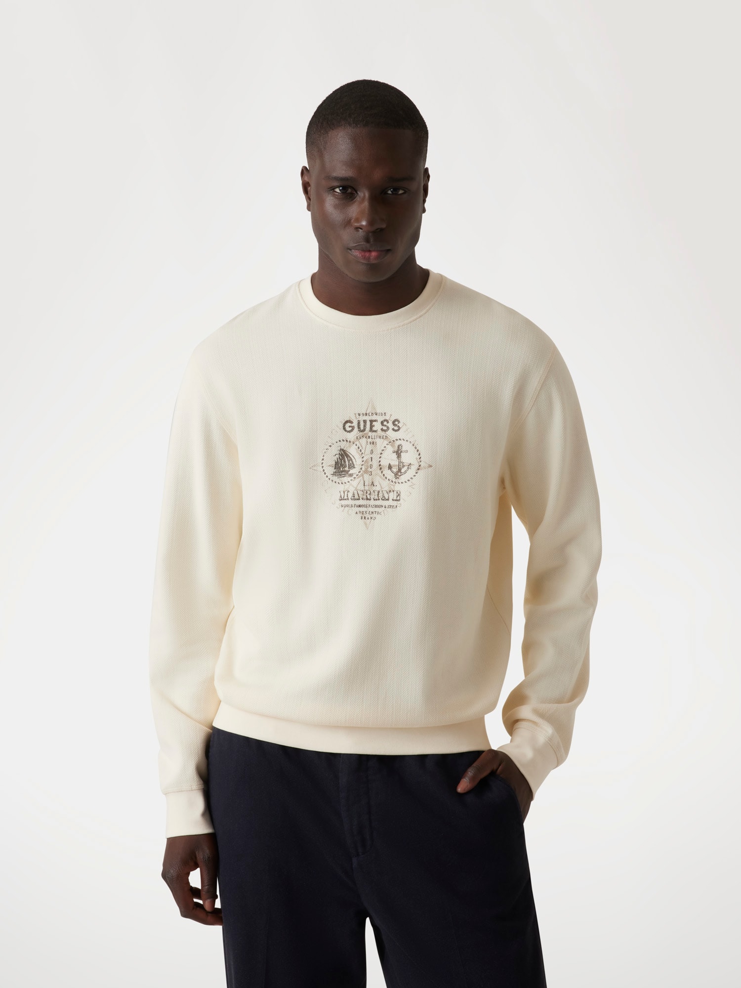Front print sweatshirt