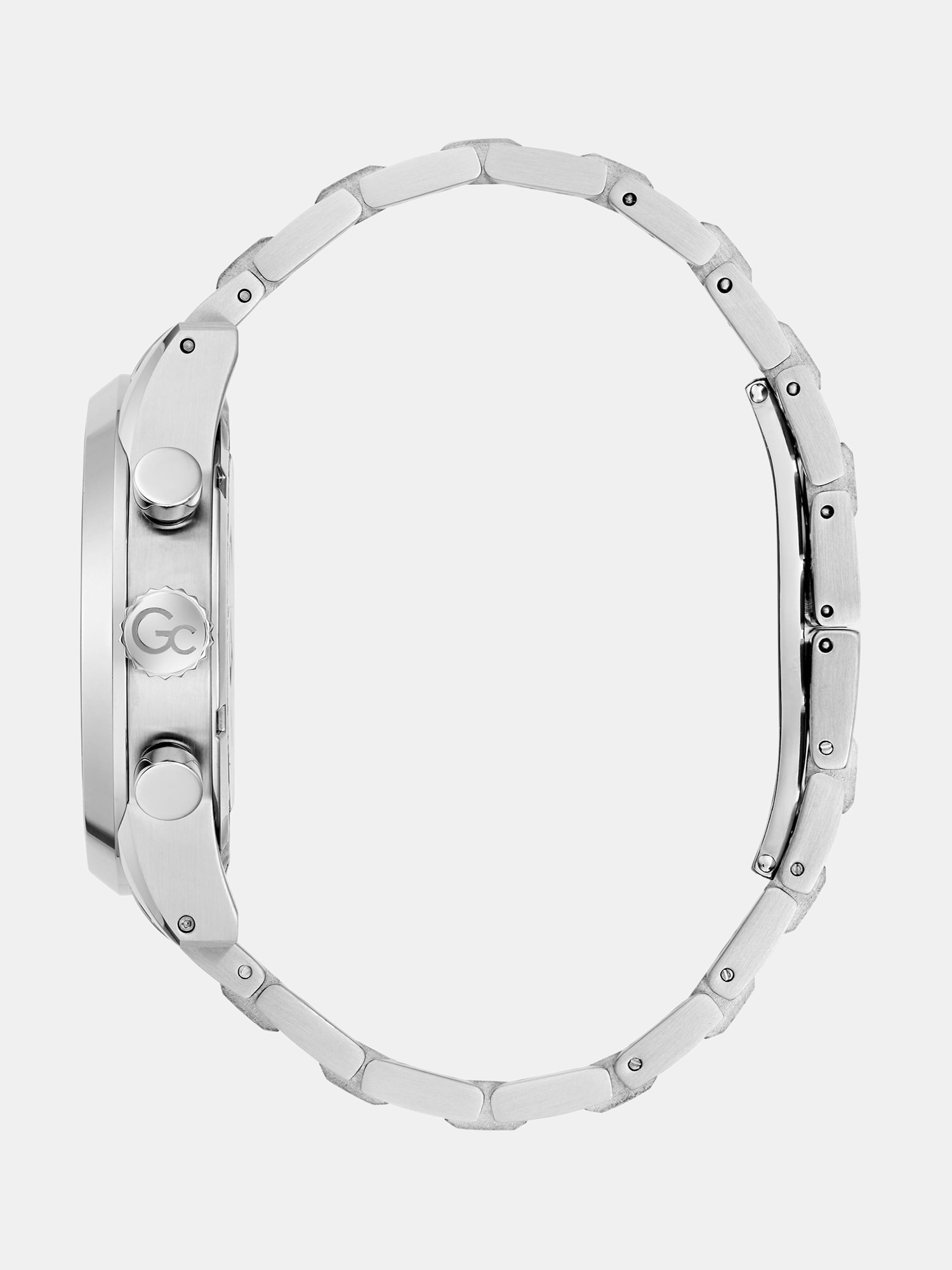 GC multi-function watch in stainless steel 42 mm