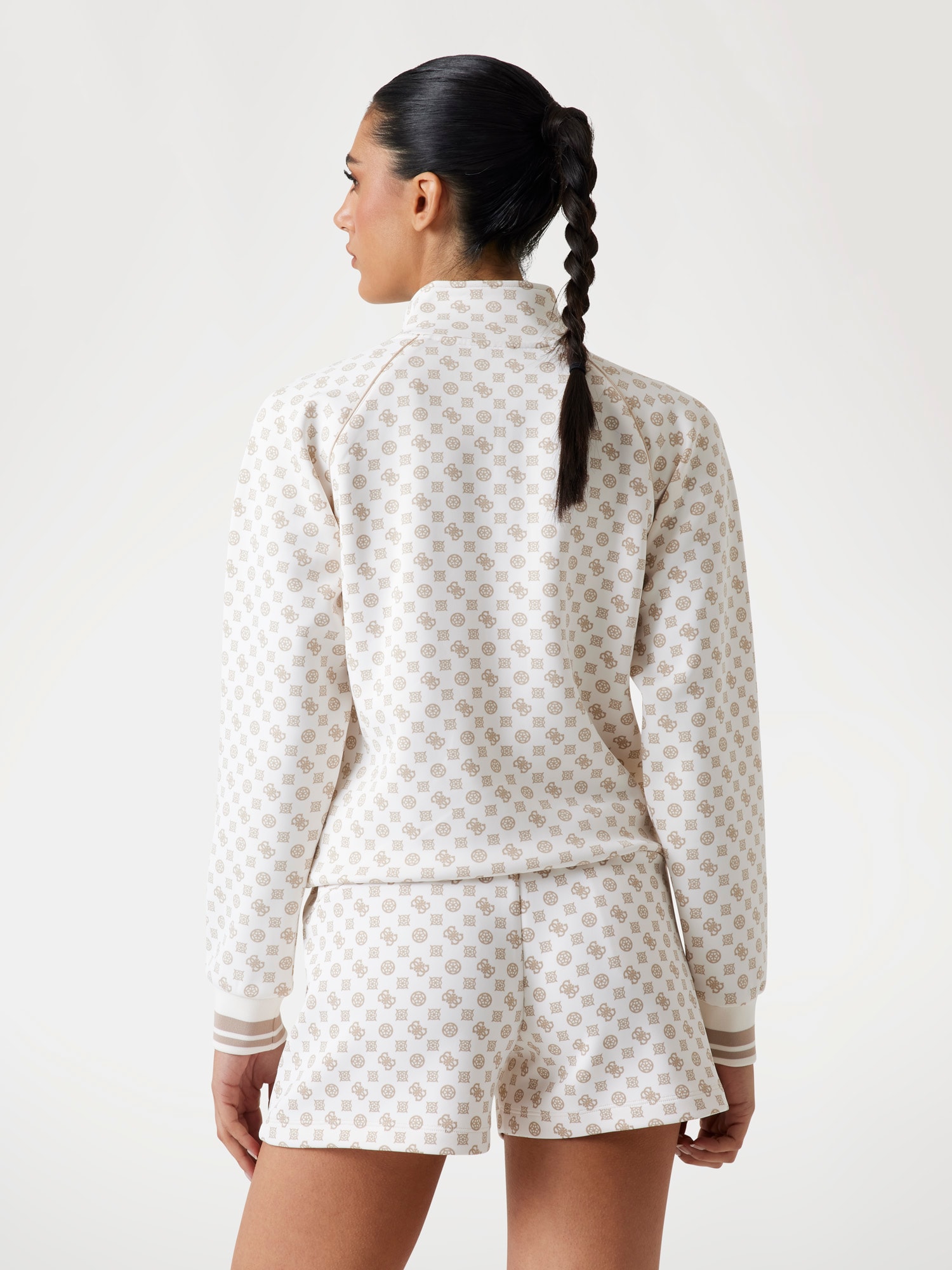 Full zip scuba sweatshirt