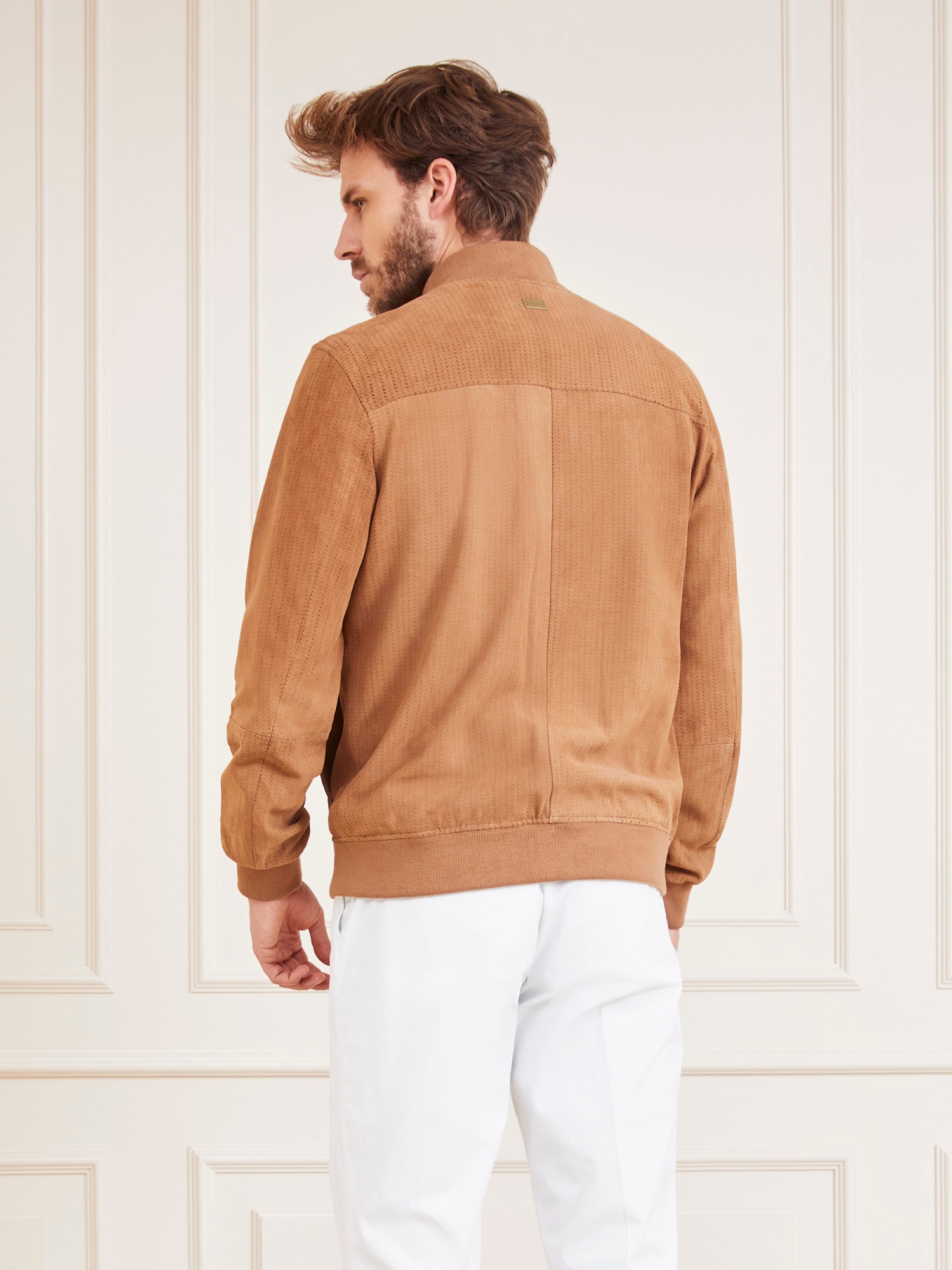 Marciano perforated suede jacket