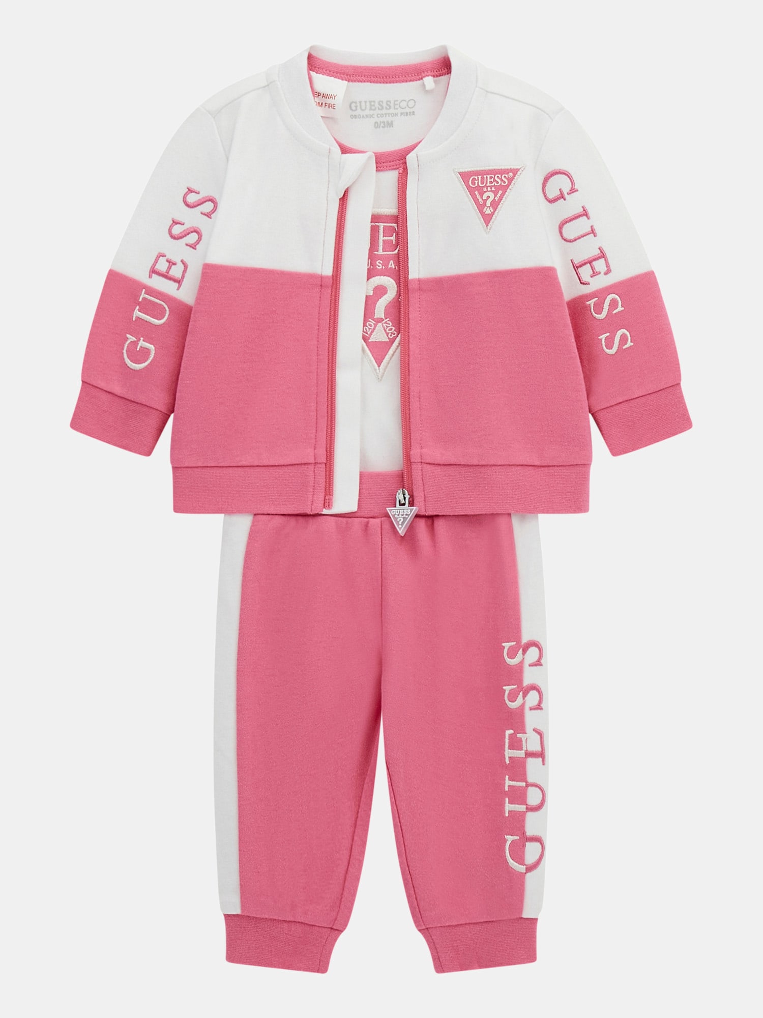 Sweatshirt, pant and body set